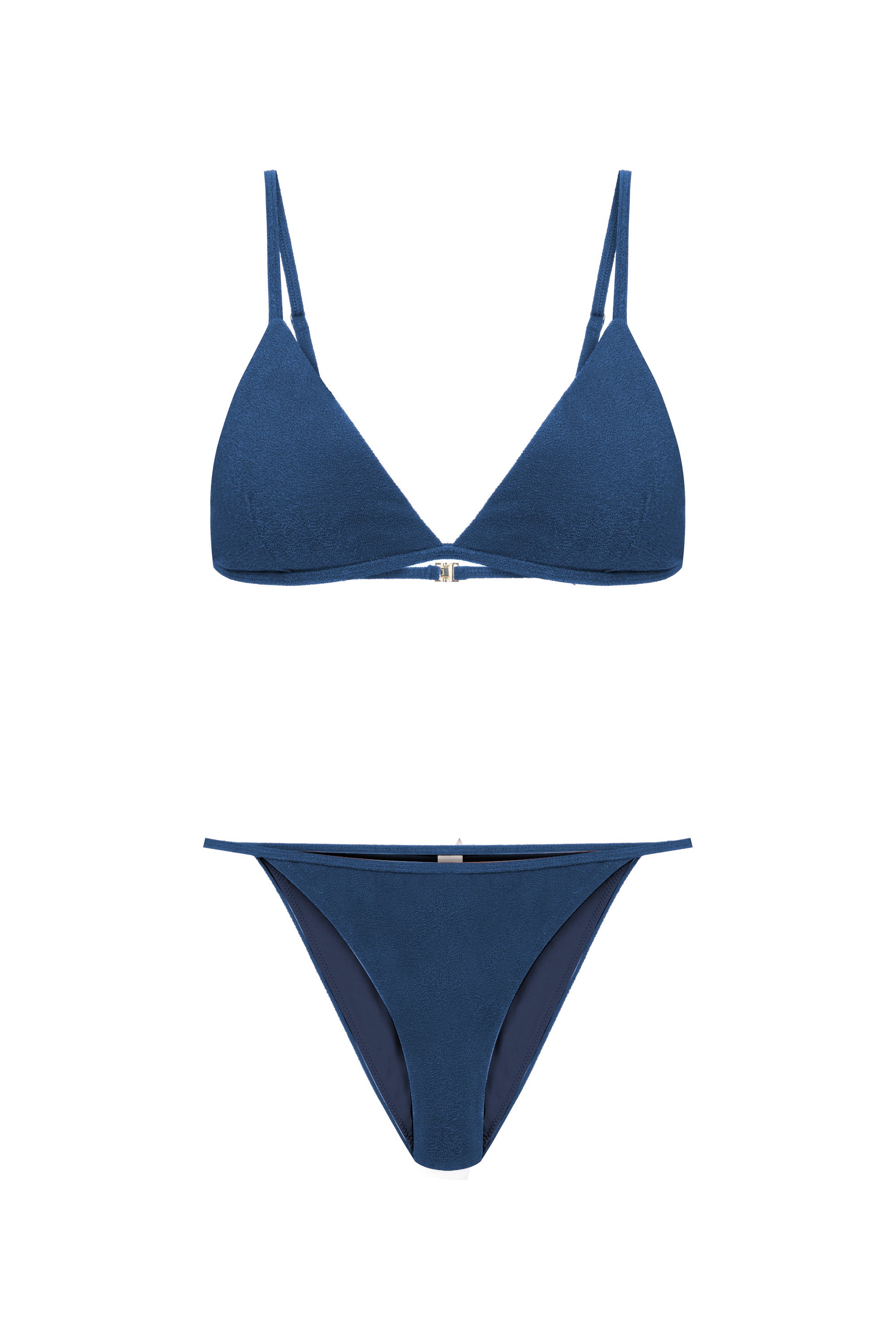 Manon Terry Textured Navyblue Bikini
