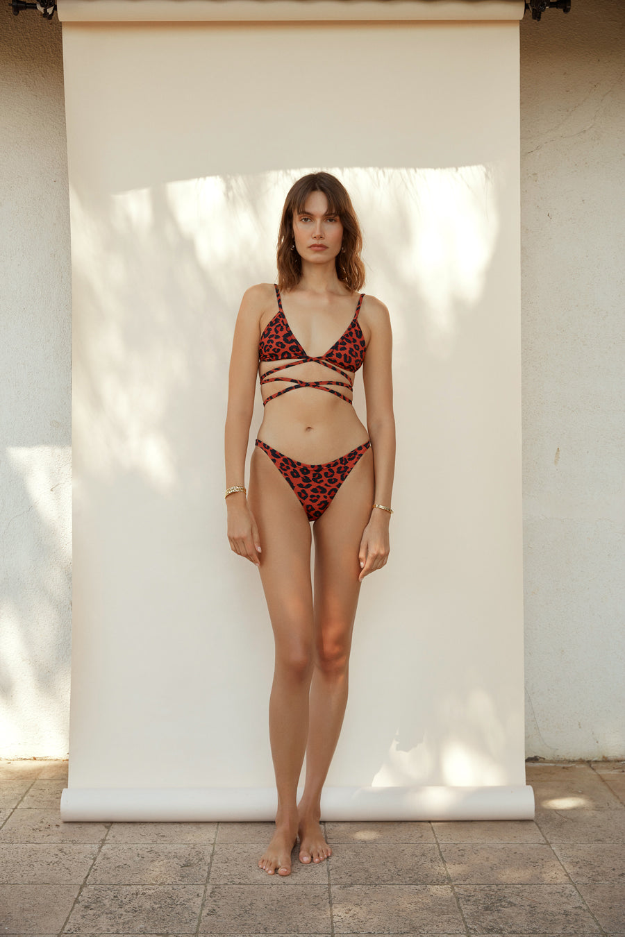 Rachela Cinnamon Leopard Bikini