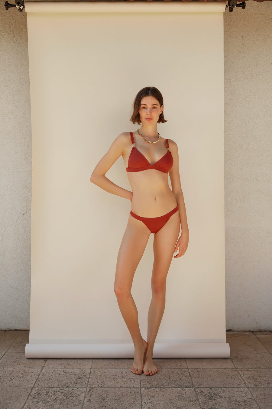 Camille Burgundy Bikini