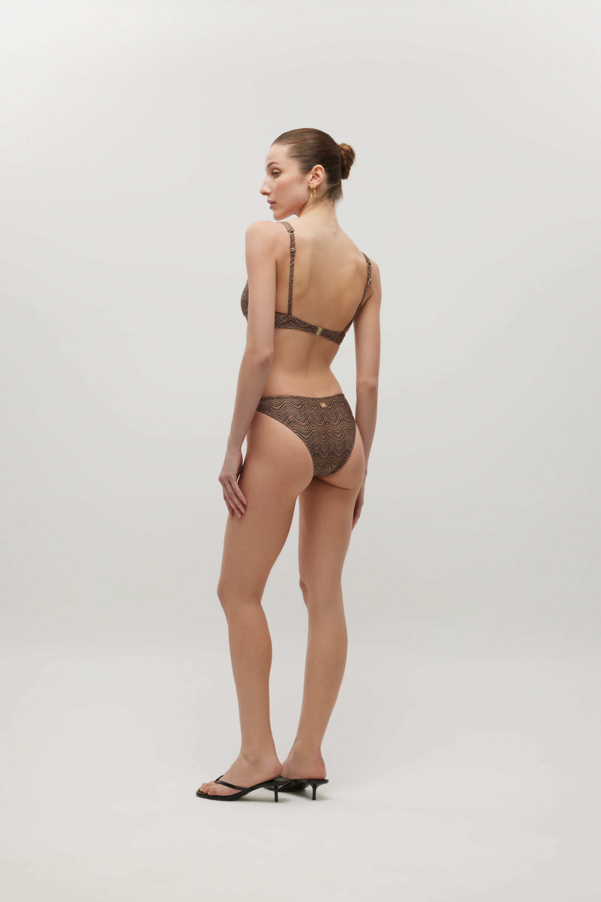 Ninette Brown Zebra Print Bikini