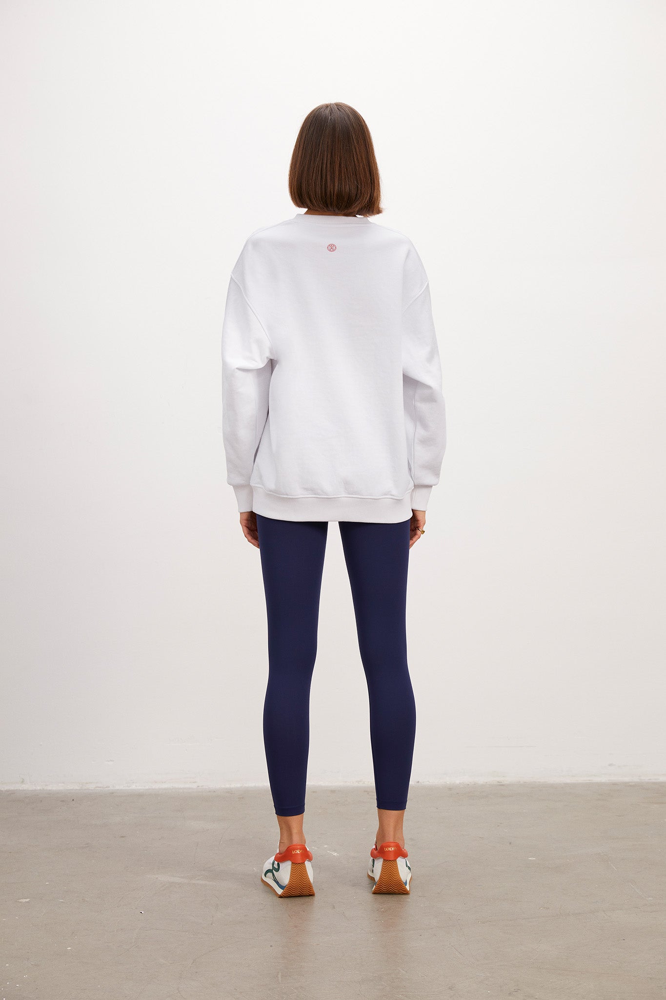 High Waist Basic Navy Blue Shaper Matt Leggings