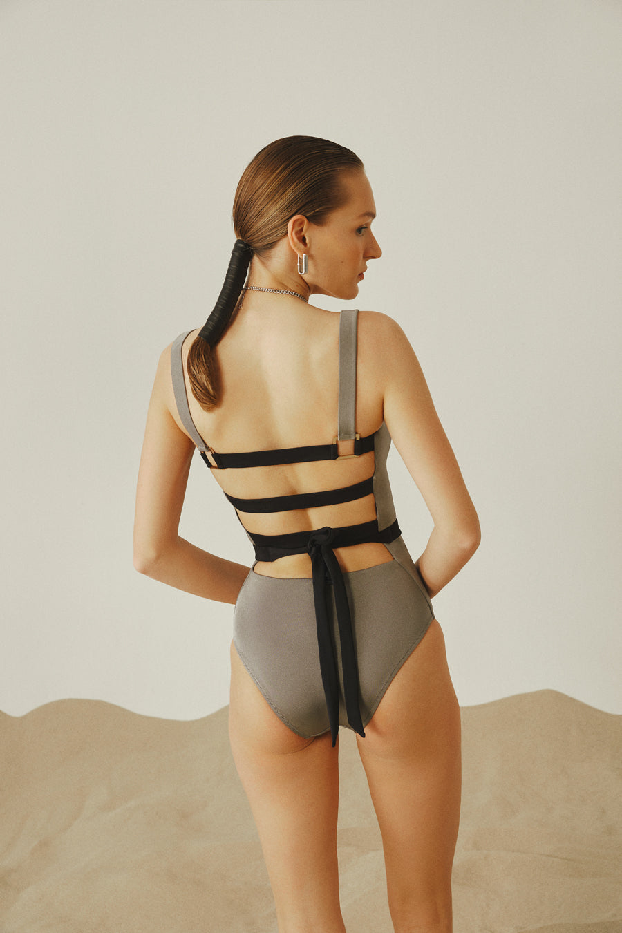 Valerie Grey Shiny Swimsuit