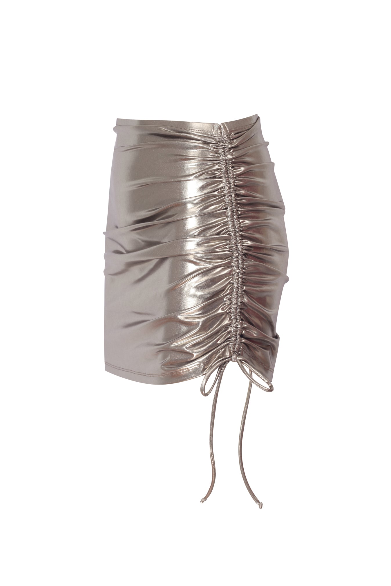 Rose Taupe Shiny Skirt