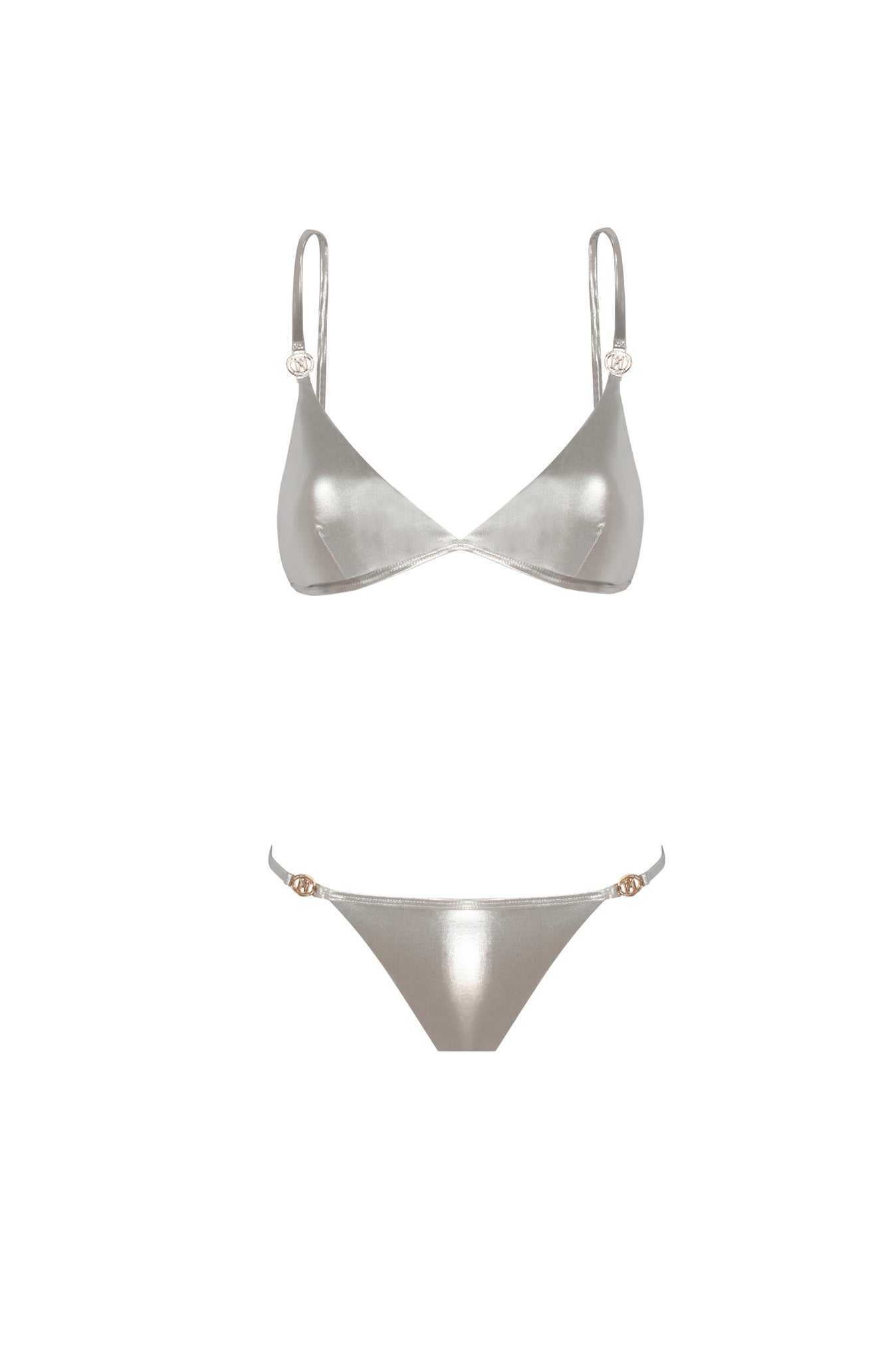 Emilie Grey Shiny Bikini