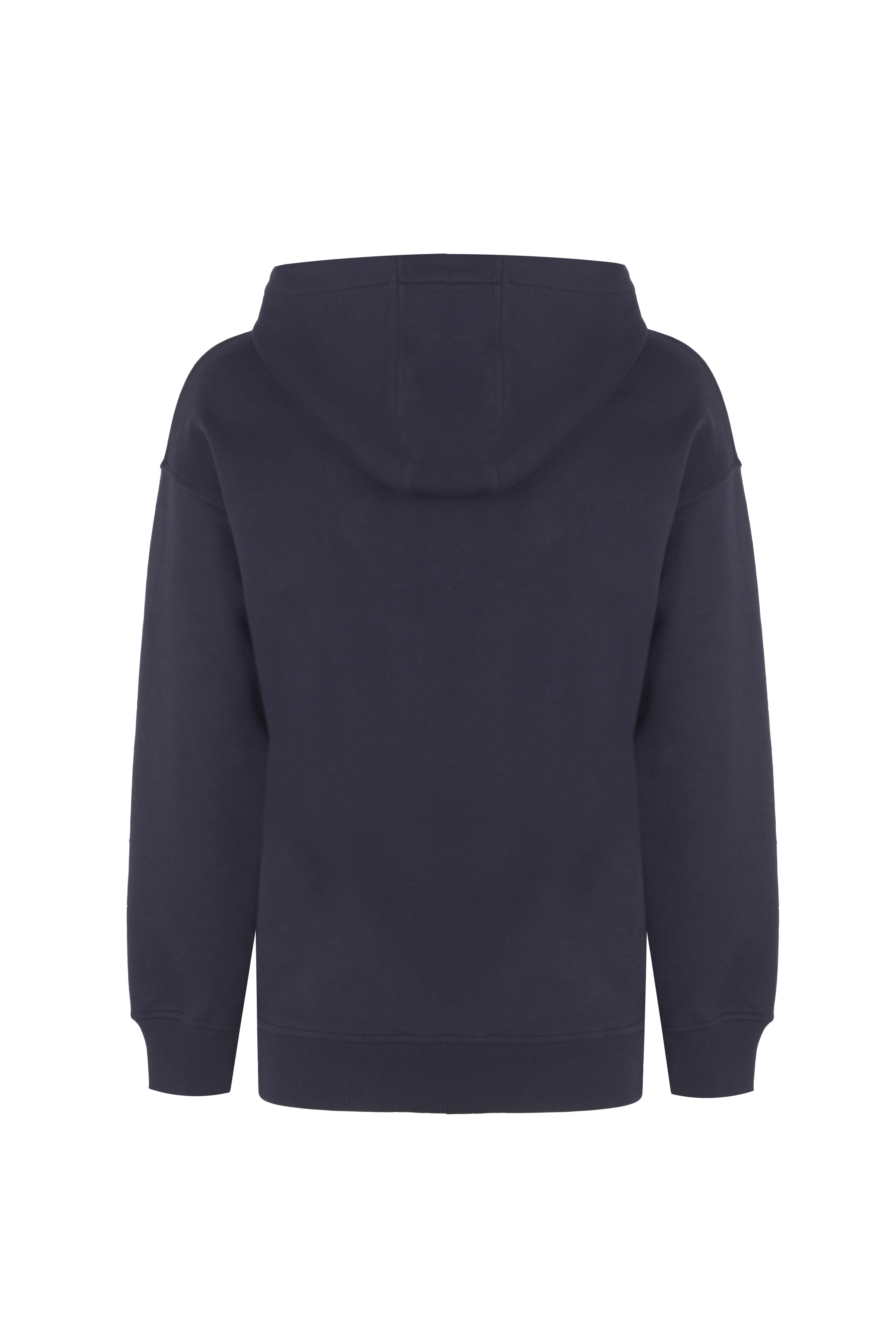 Tennis Club Relaxed Navy Blue Hoodie