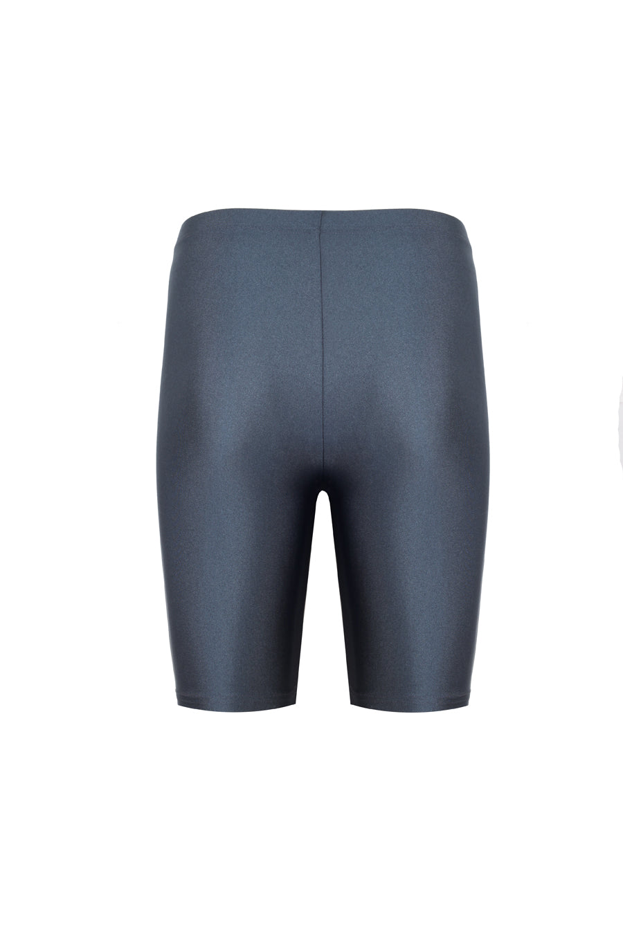 Clara Anthracite Grey Shiny Biker Leggings