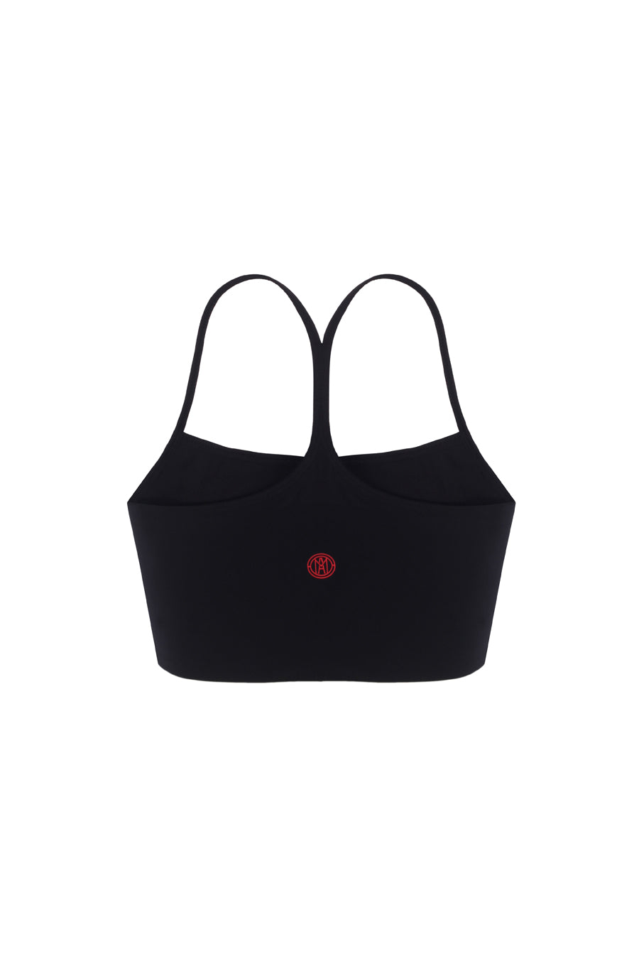 Spaghetti Straps Black Sports Bra