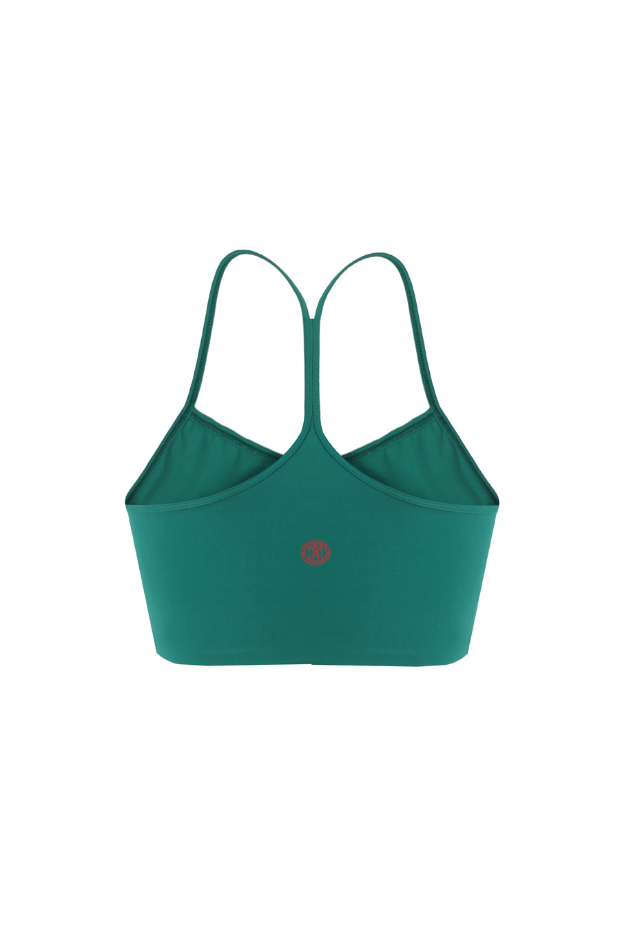 Spaghetti Straps Emerald Green Sports Bra
