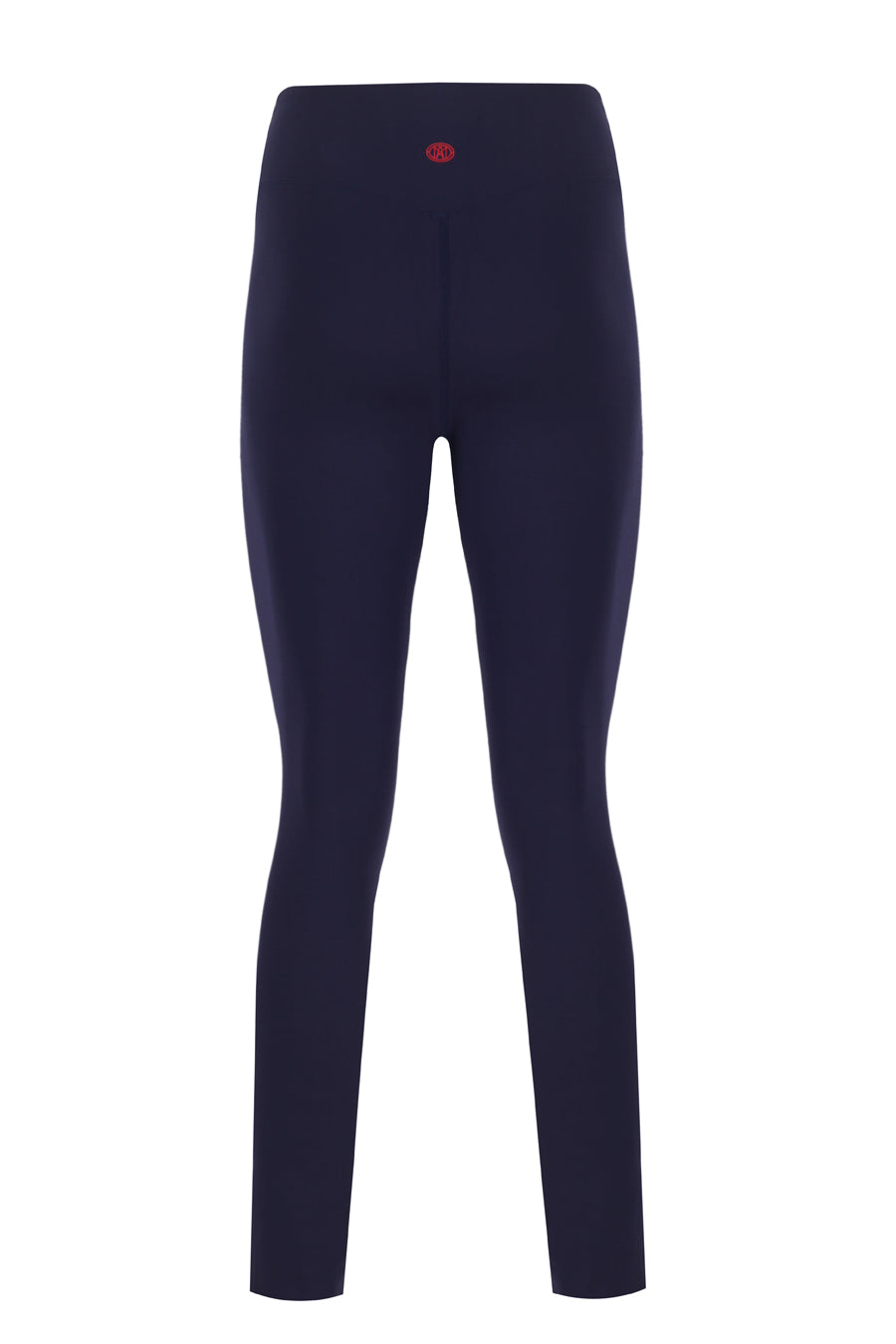 Zipper Ankle Shaper Navy Blue Matt Leggings