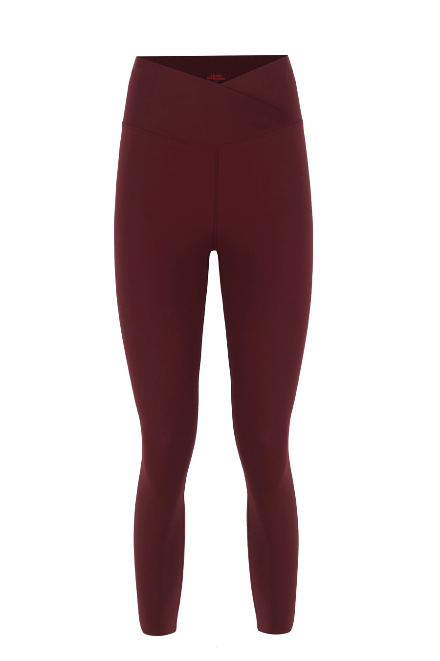 Cross Waist Brown Shaper Matt Leggings