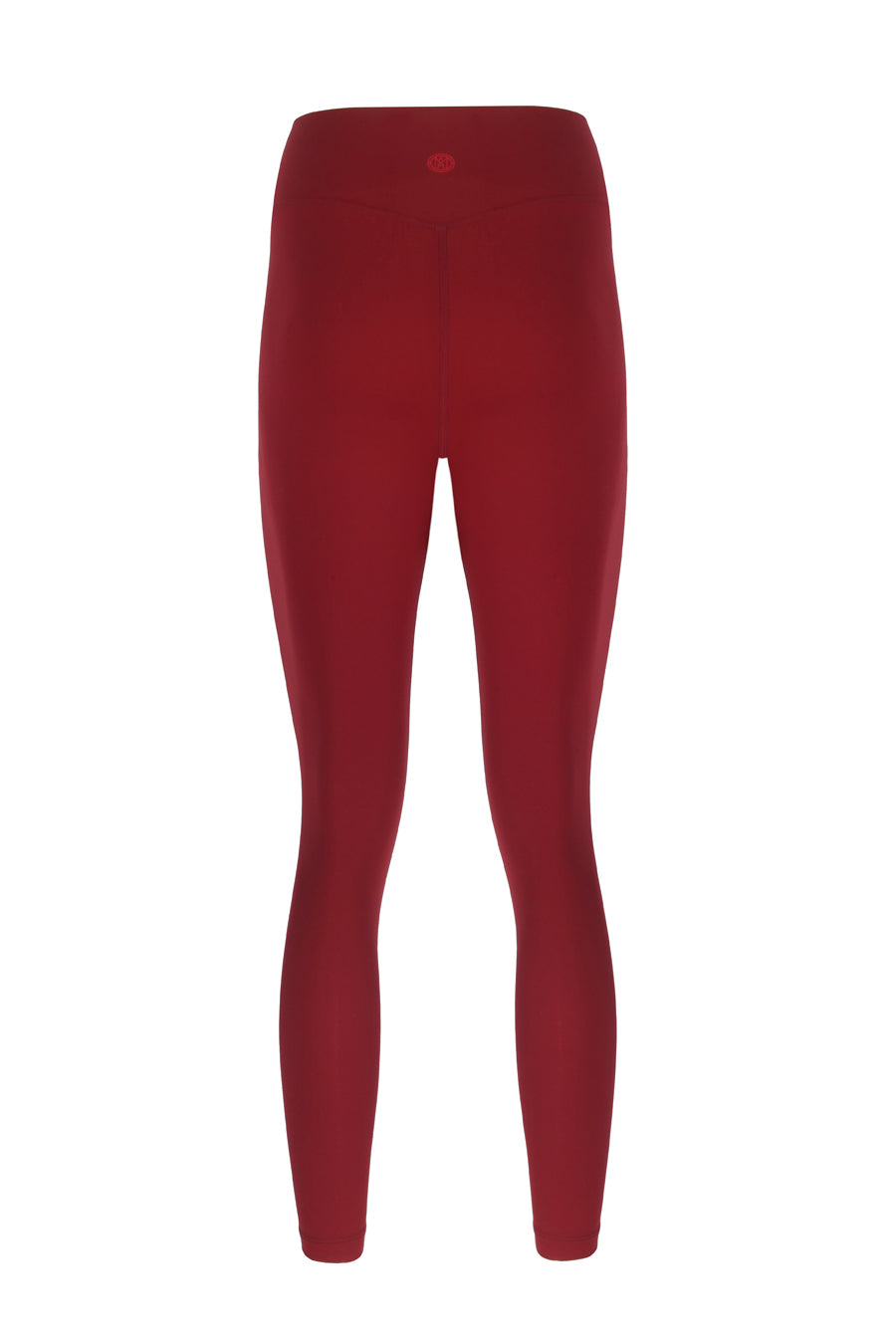 High Waist Lace up Burgundy Shaper Matt Leggings