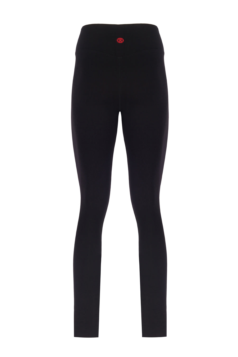 Zipper Ankle Shaper Black Matt Leggings
