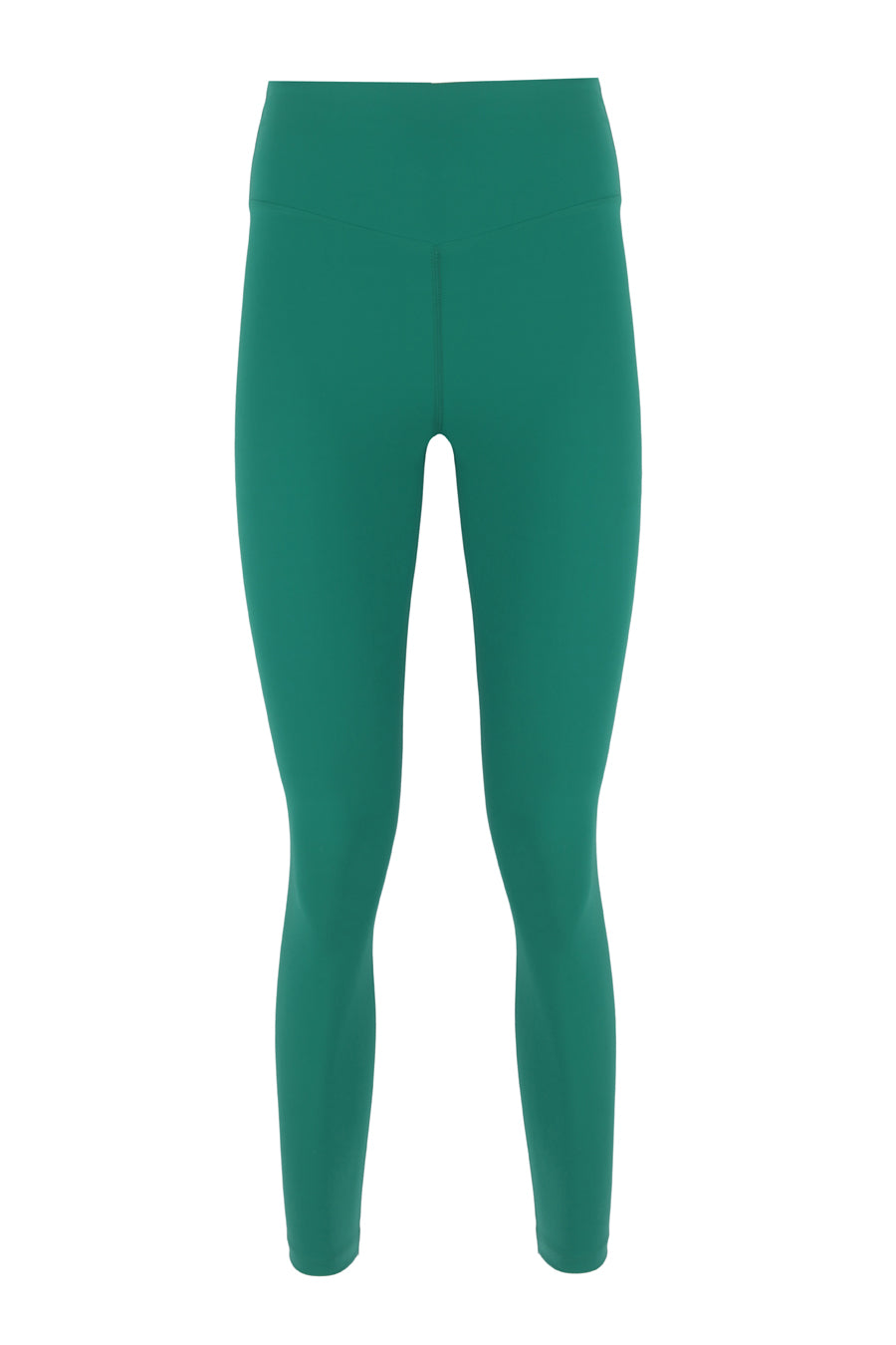 High Waist Basic Emerald Green Shaper Matt Leggings