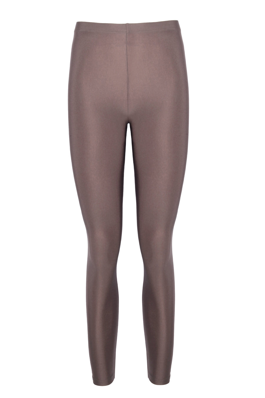 Alexandra Light Brown Shiny Leggings