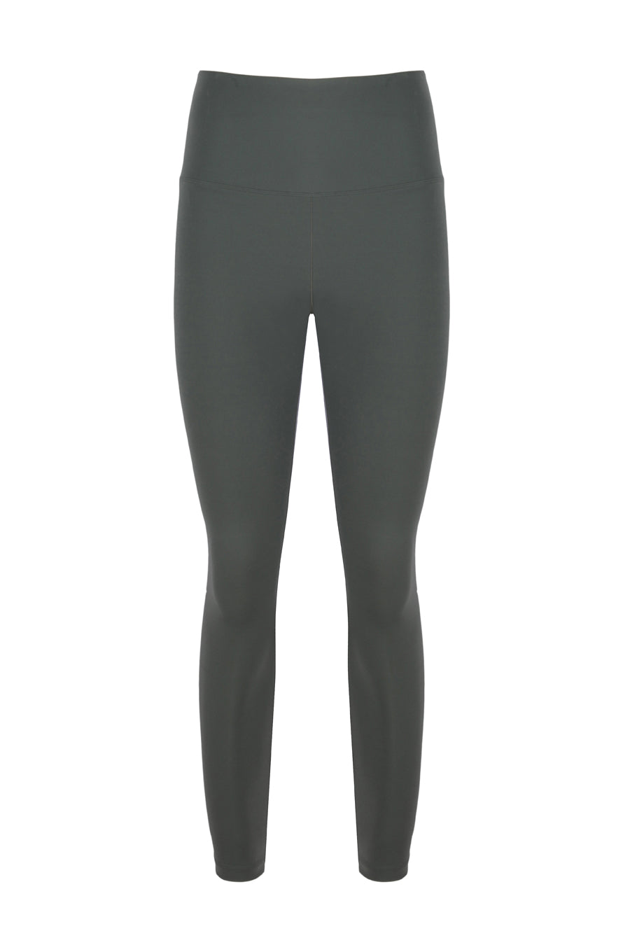 High Waist Green Matt Fitness Leggings