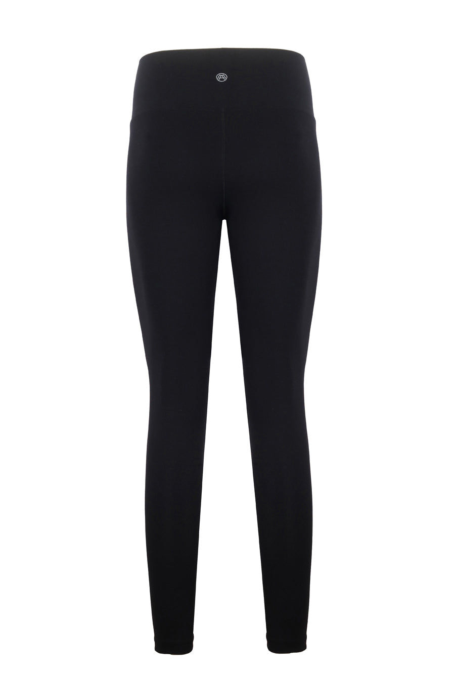 High Waist Lace up Black Matt Leggings