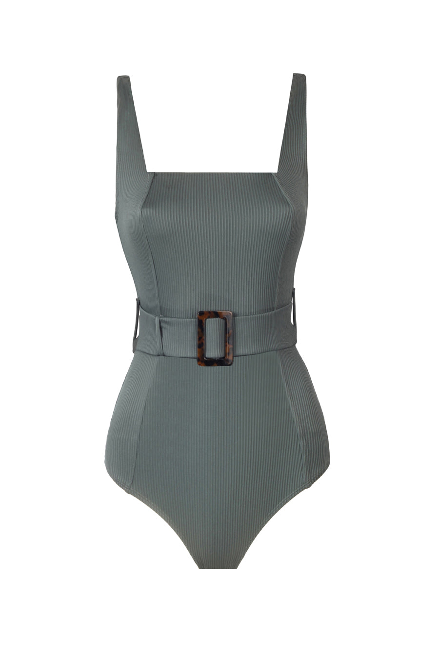 Lisa Green Rib Swimsuit