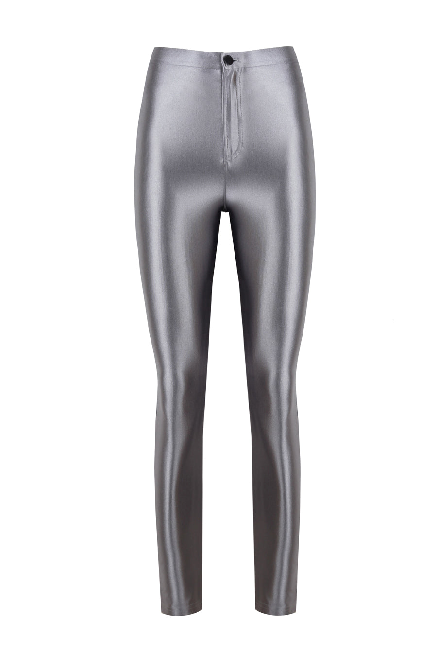 Cecile Silver Shiny Pants