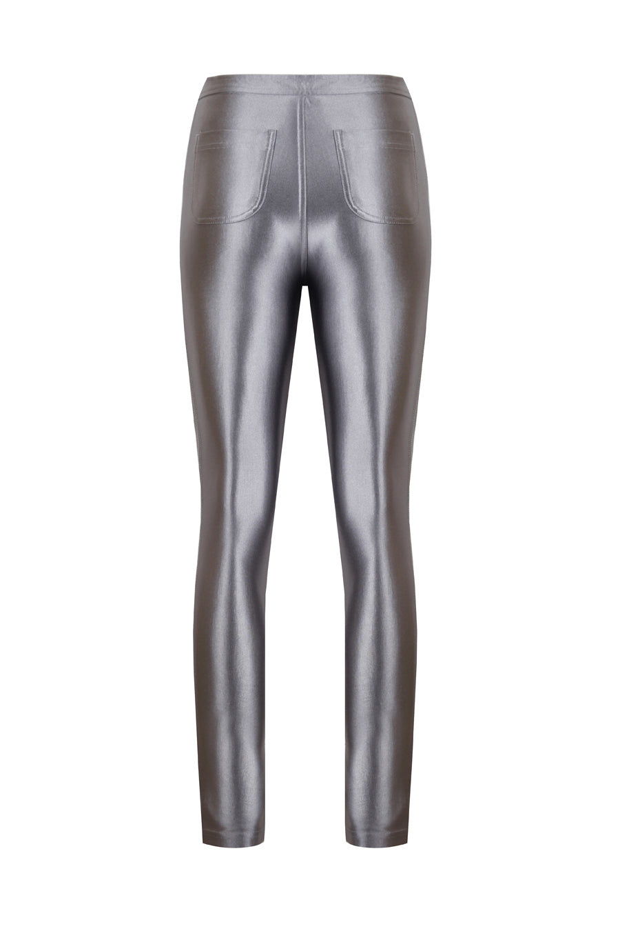 Cecile Silver Shiny Pants