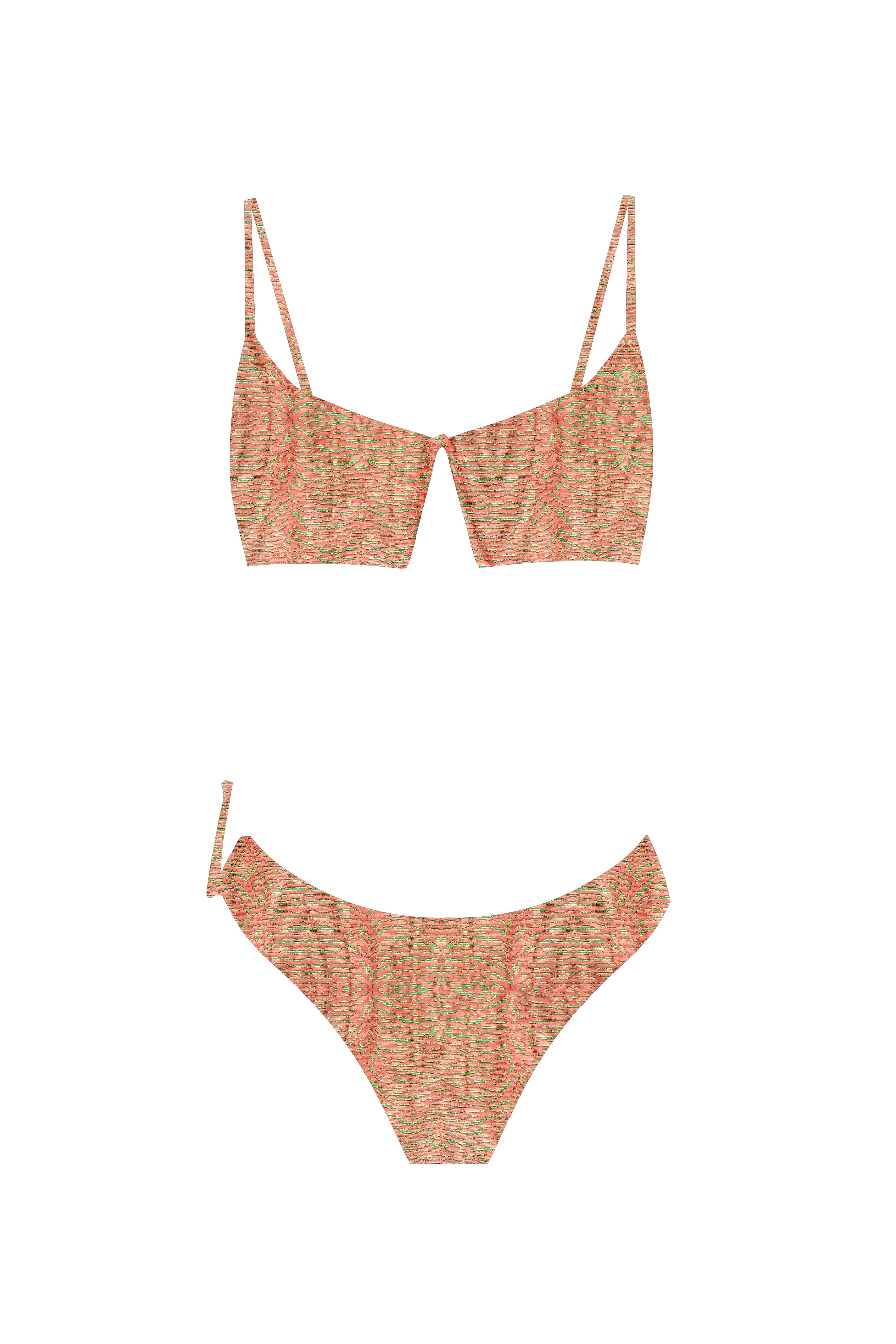 Pauline Somon Shiny Textured Bikini