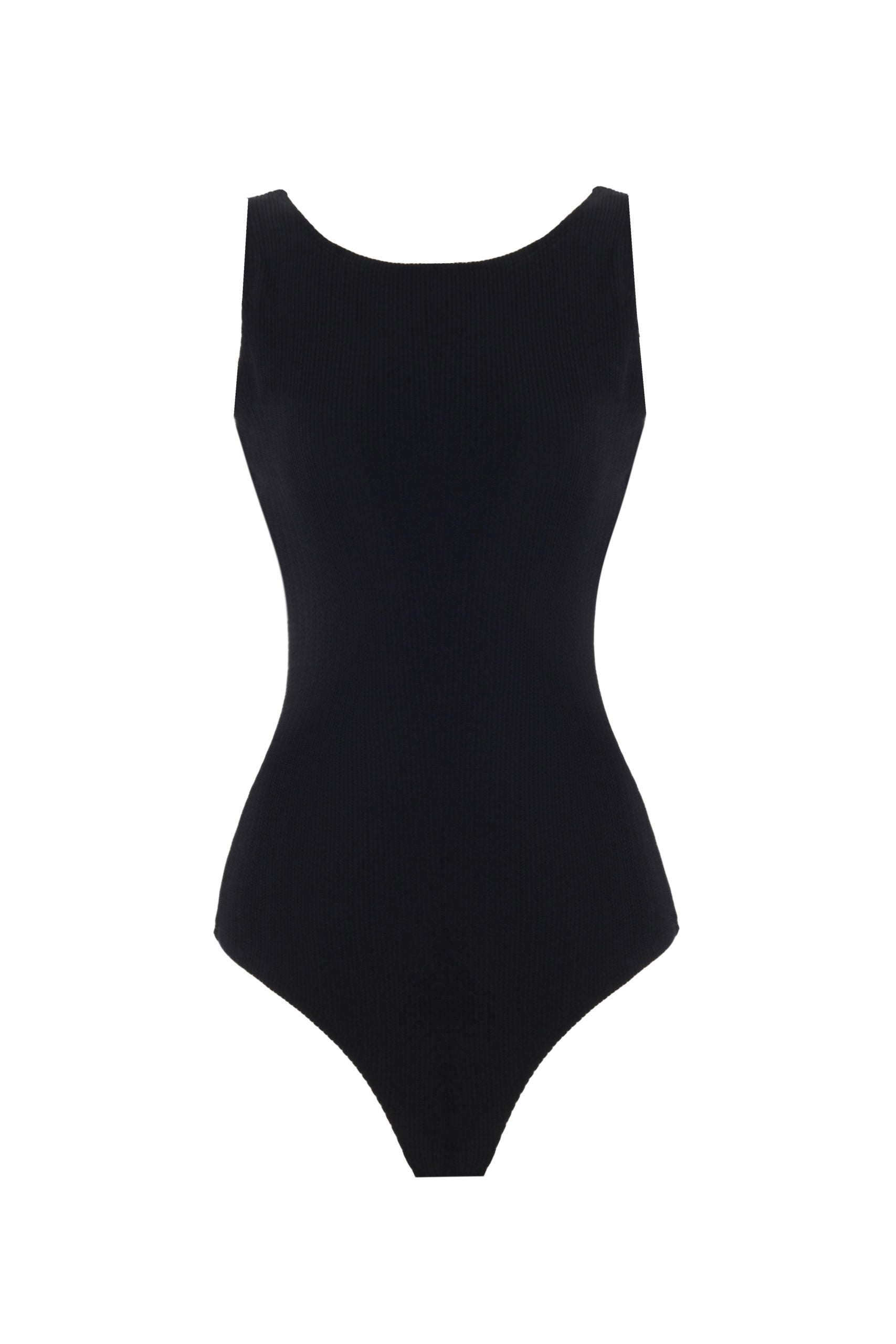 Mathilde Black Textured Swimsuit