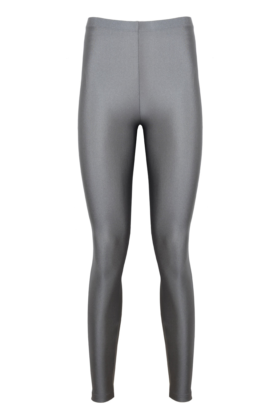 Alexandra Light Grey Shiny Leggings