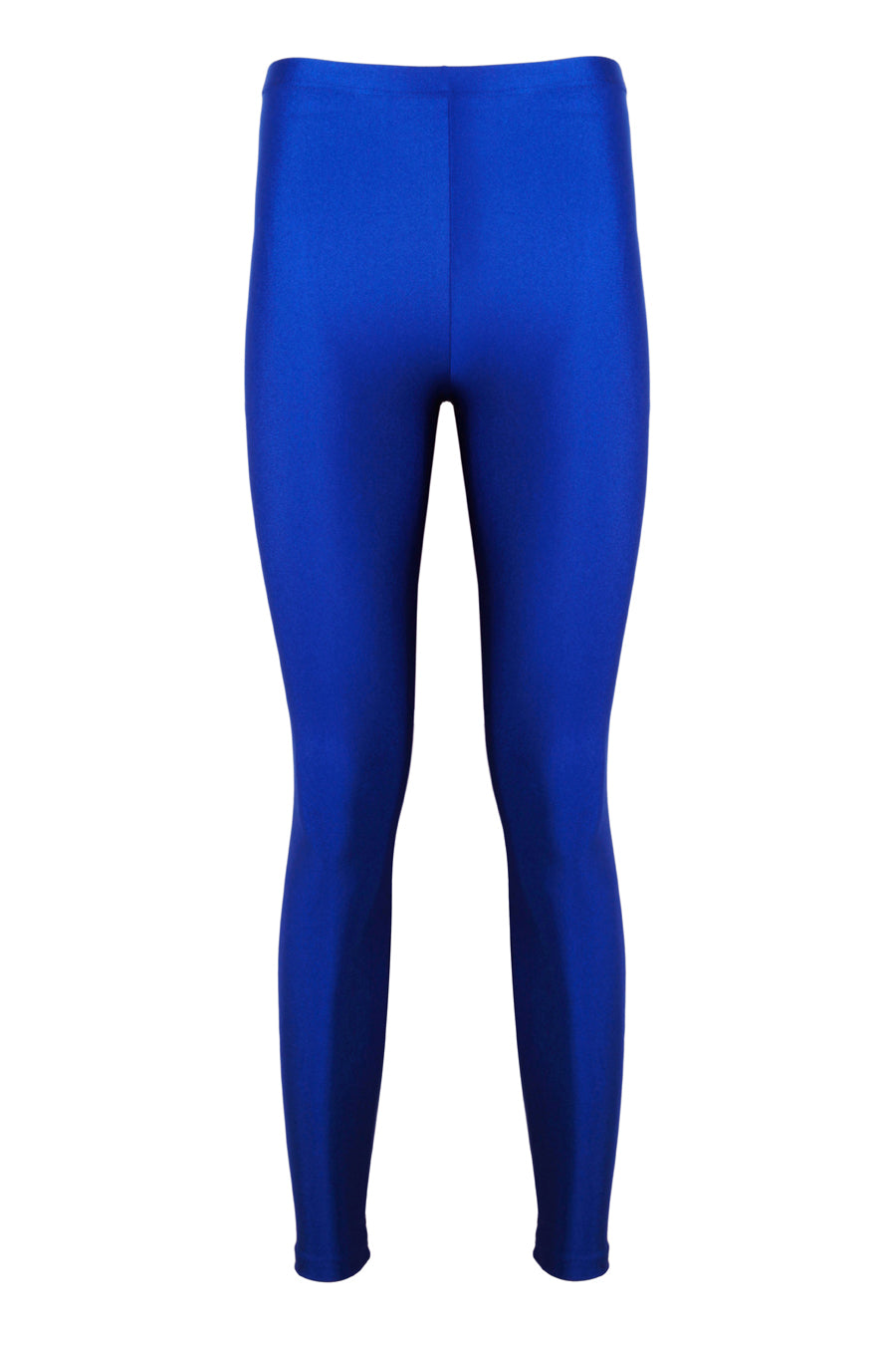 Alexandra Saxe Blue Shiny Leggings