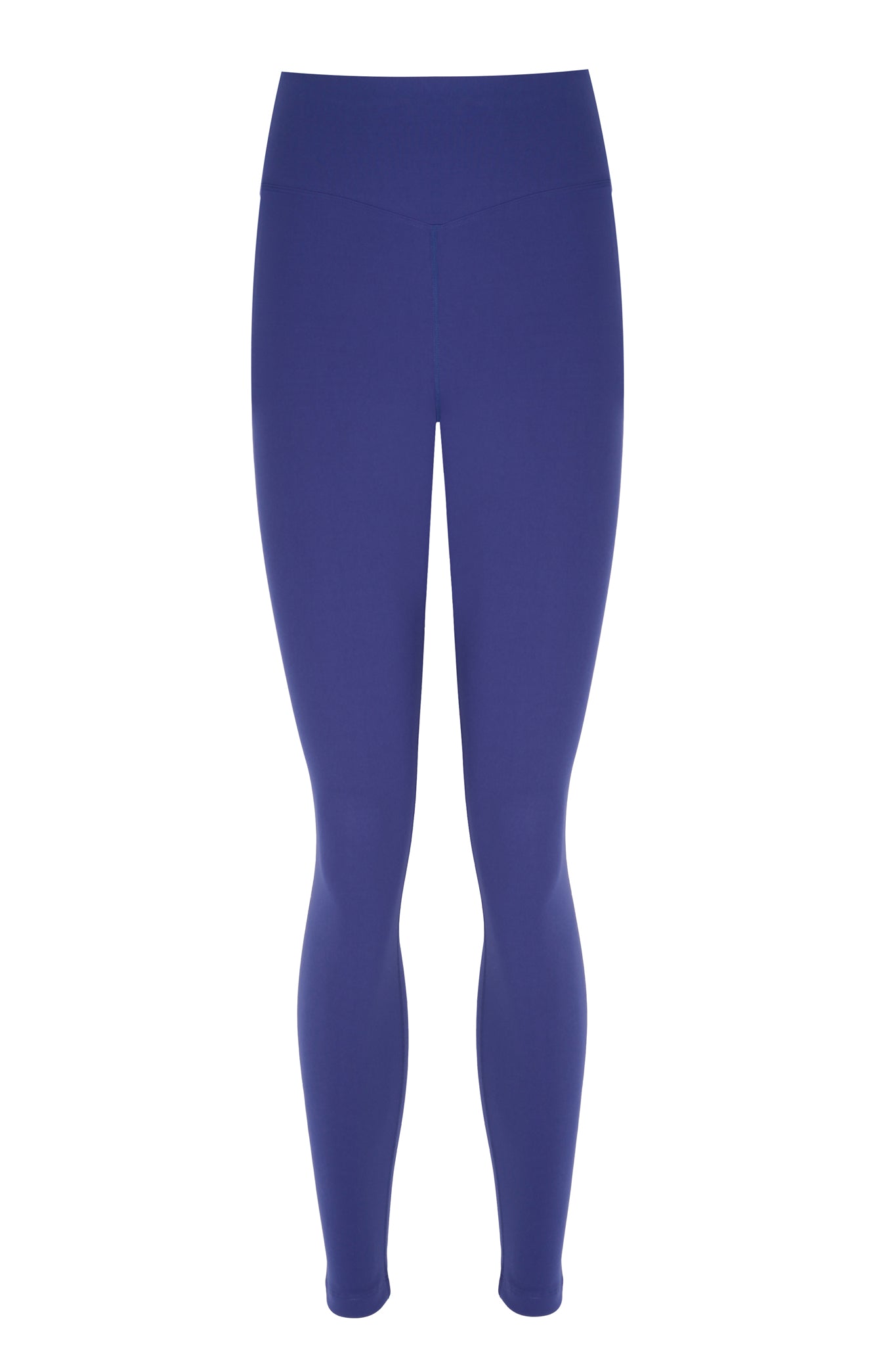 High Waist Basic Parlement Blue Shaper Matt Leggings