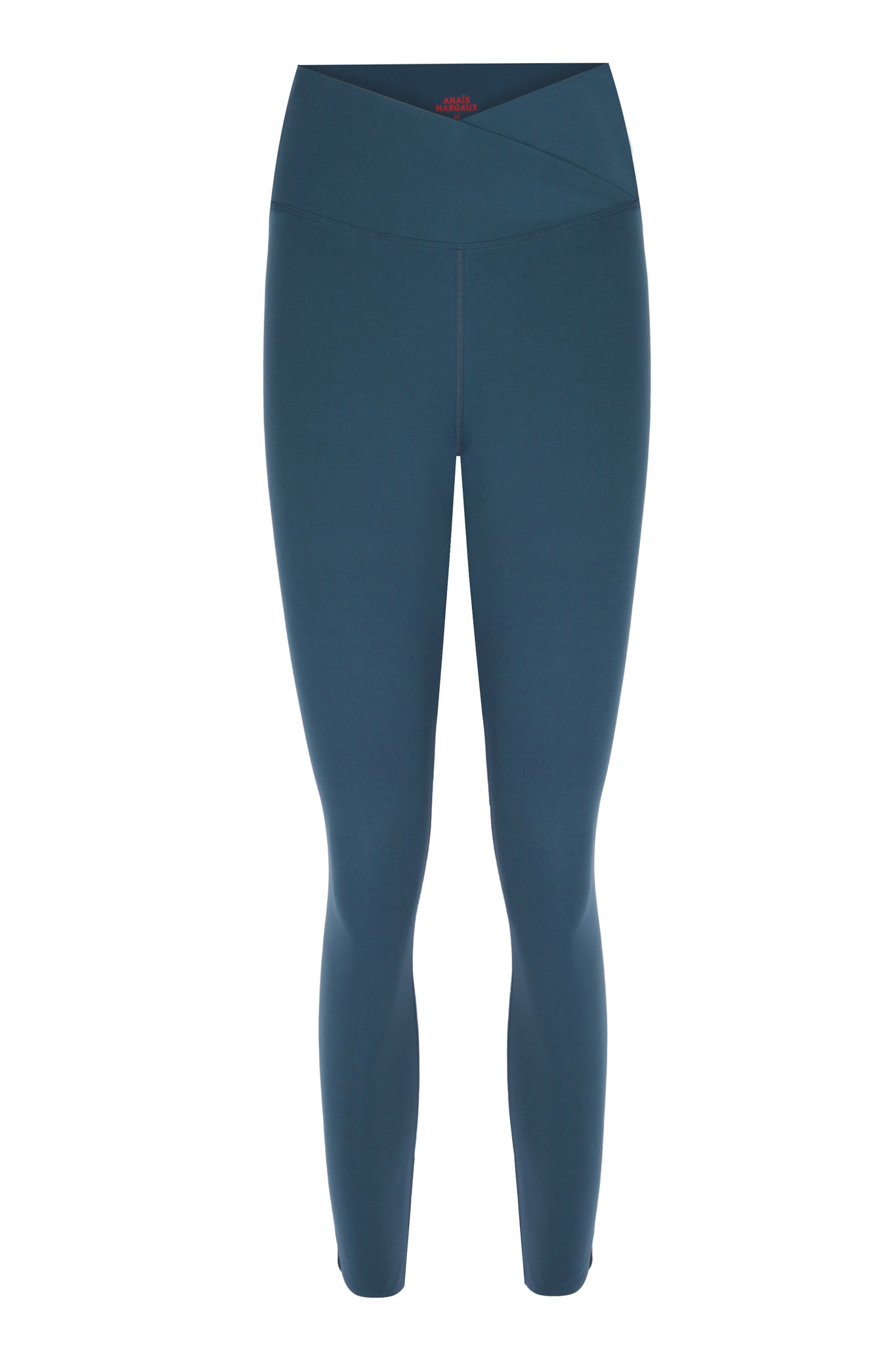 Cross Waist İndigo Blue Matt Fitness Leggings