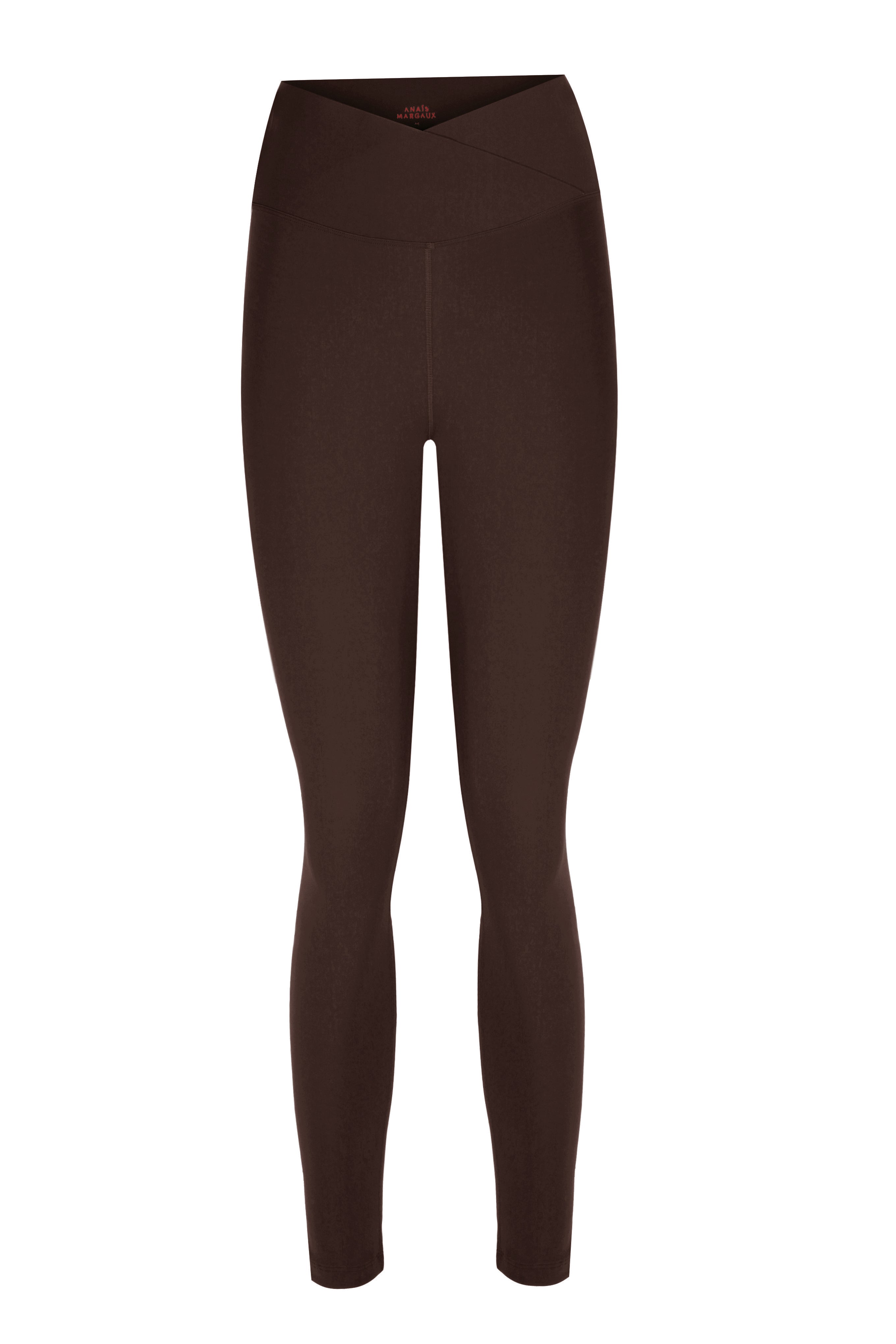 Cross Waist Espresso Shaper Matt Leggings