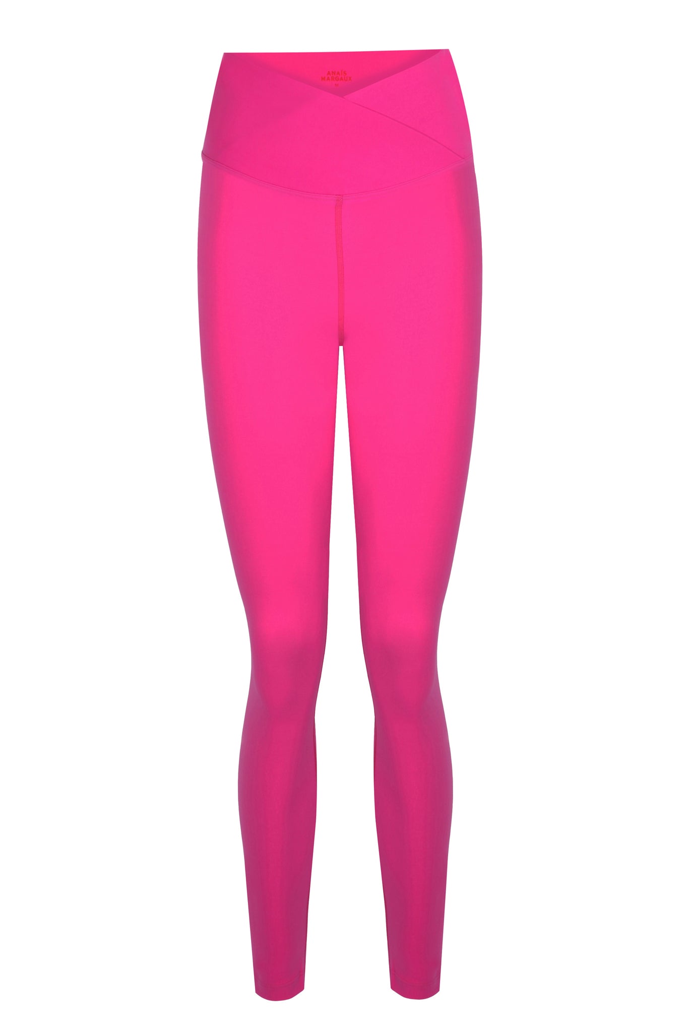 Cross Waist Pink Shaper Matt Leggings