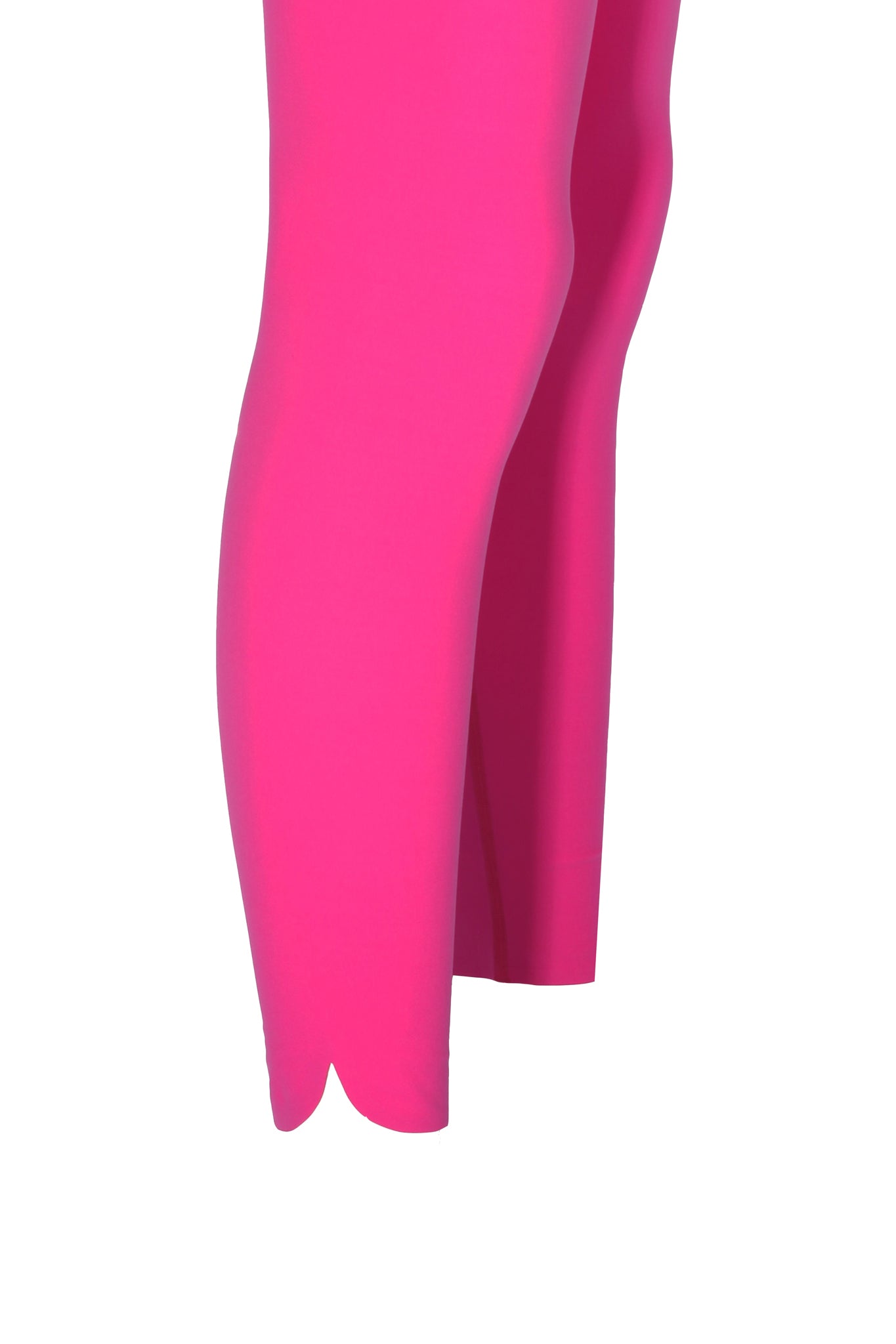 Cross Waist Pink Shaper Matt Leggings