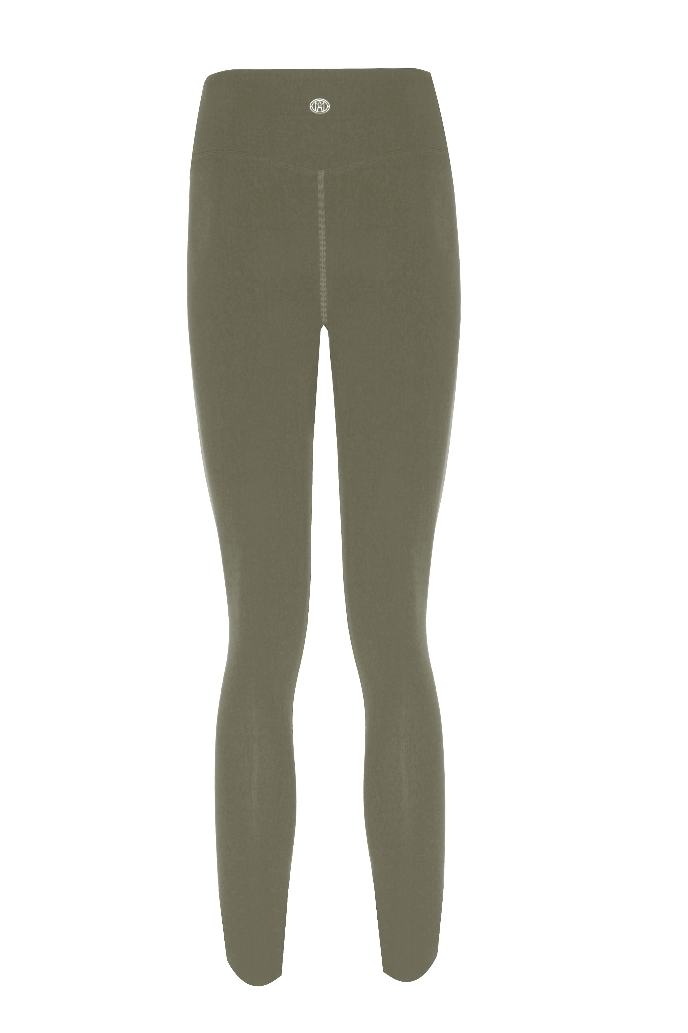Cross Waist Green Shaper Matt Leggings