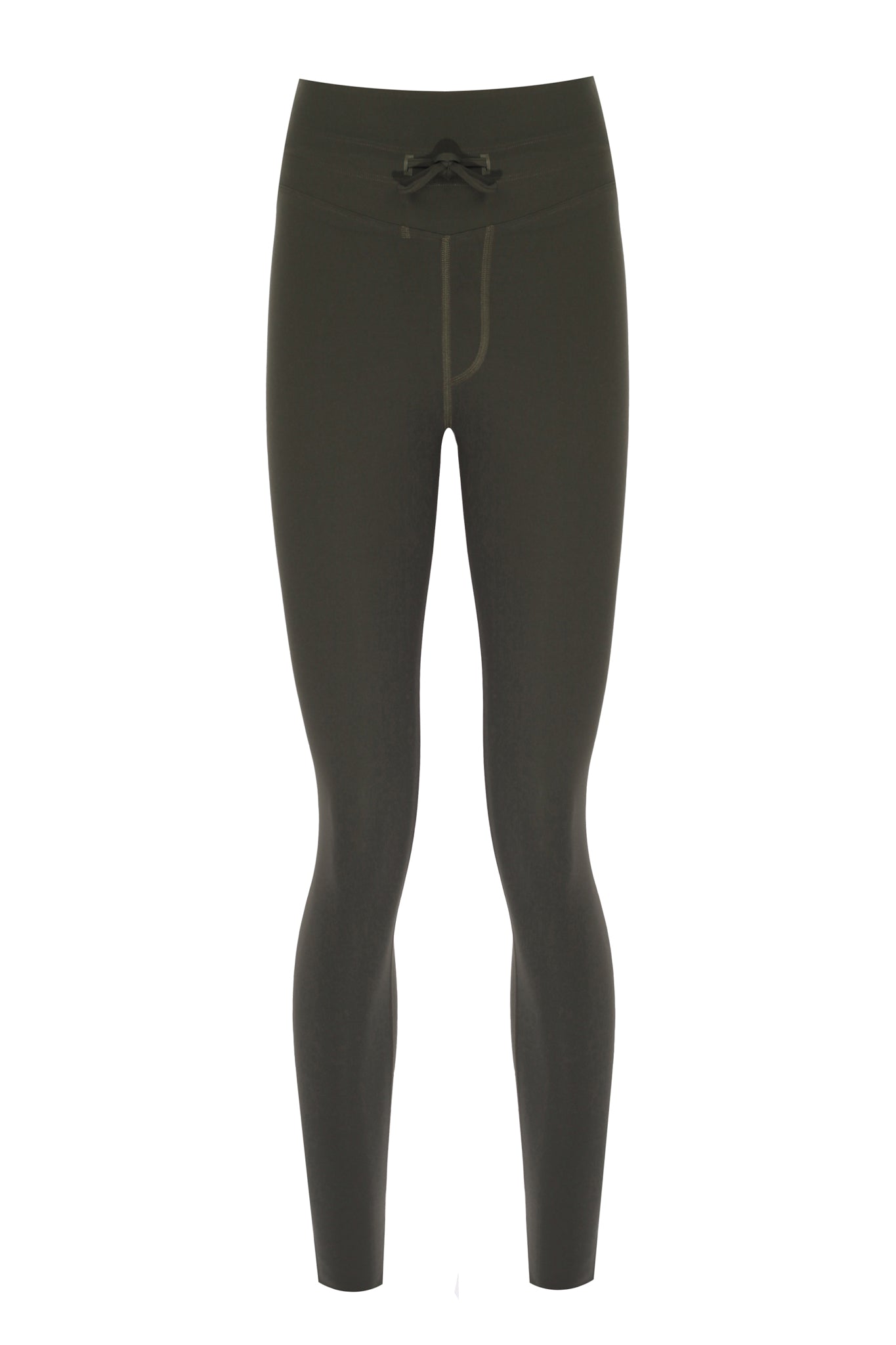 Waistband with Drawcords Military Green Shaper Matt Leggings