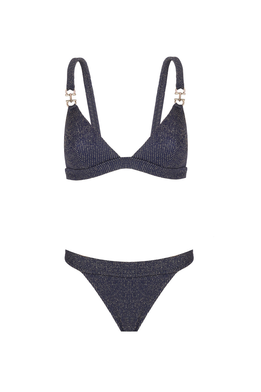 Camille Navy Blue Sparkly Bikini
