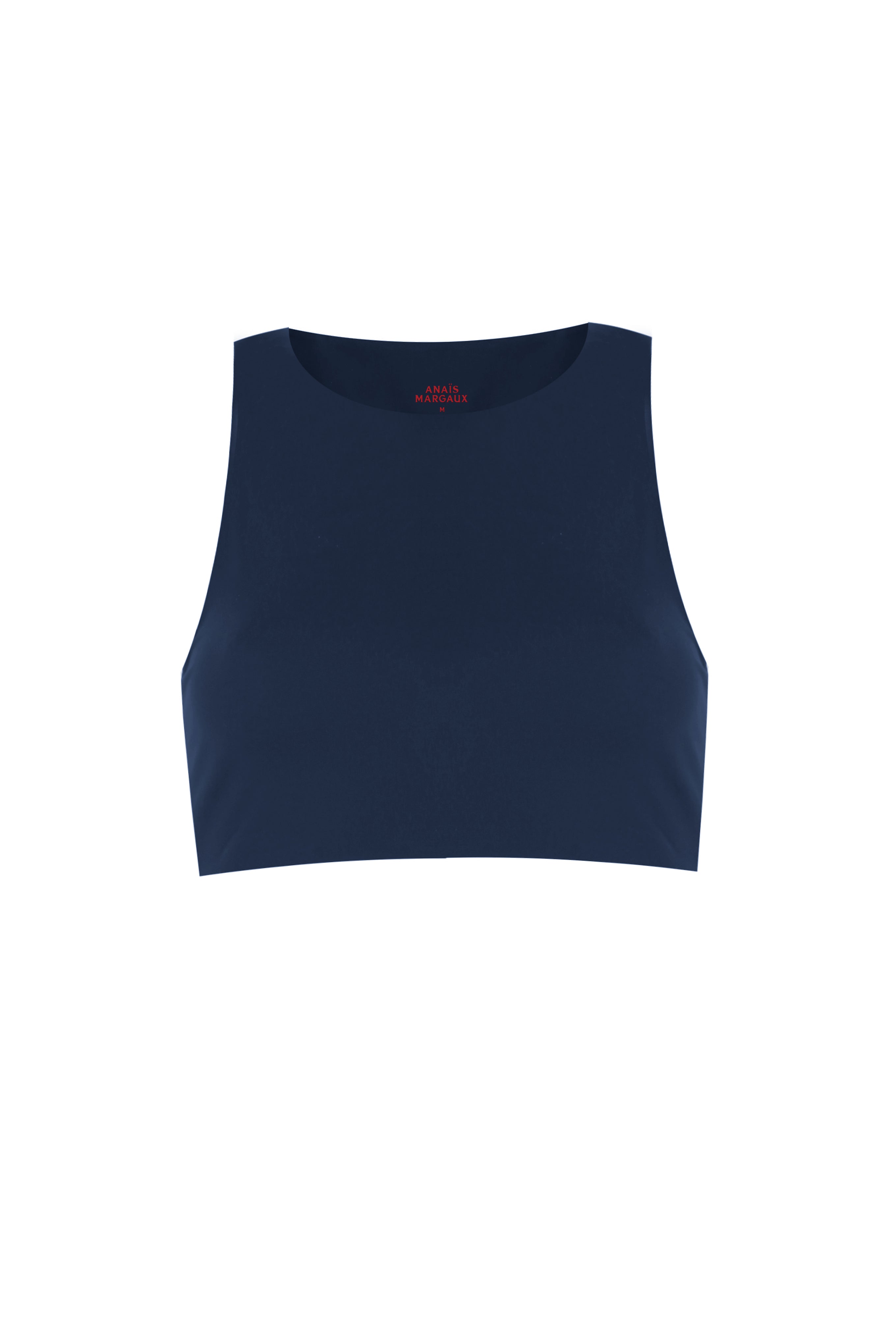 High Neck True Navy Sports Bra