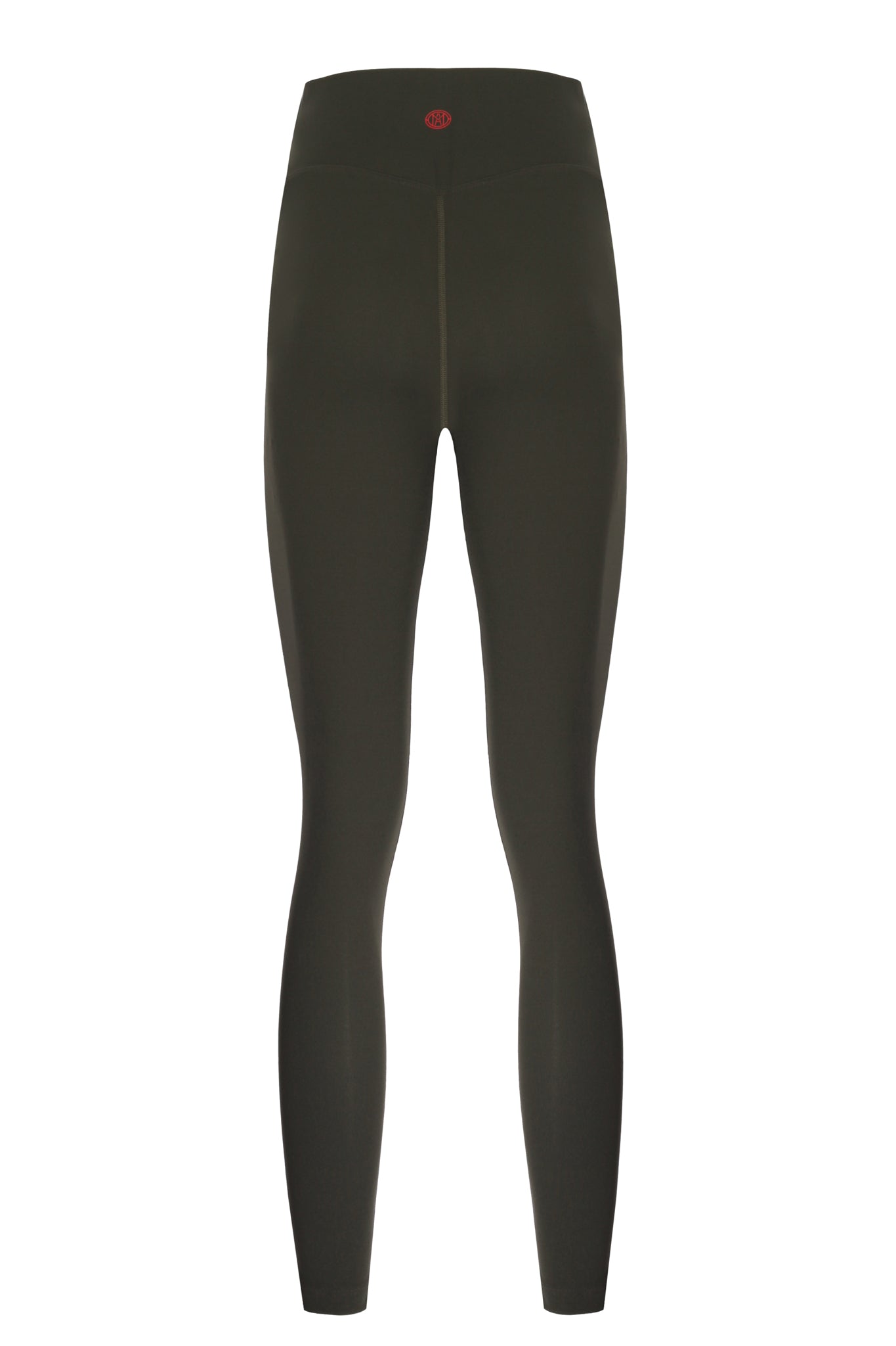High Waist Lace up Military Green Shaper Matt Leggings
