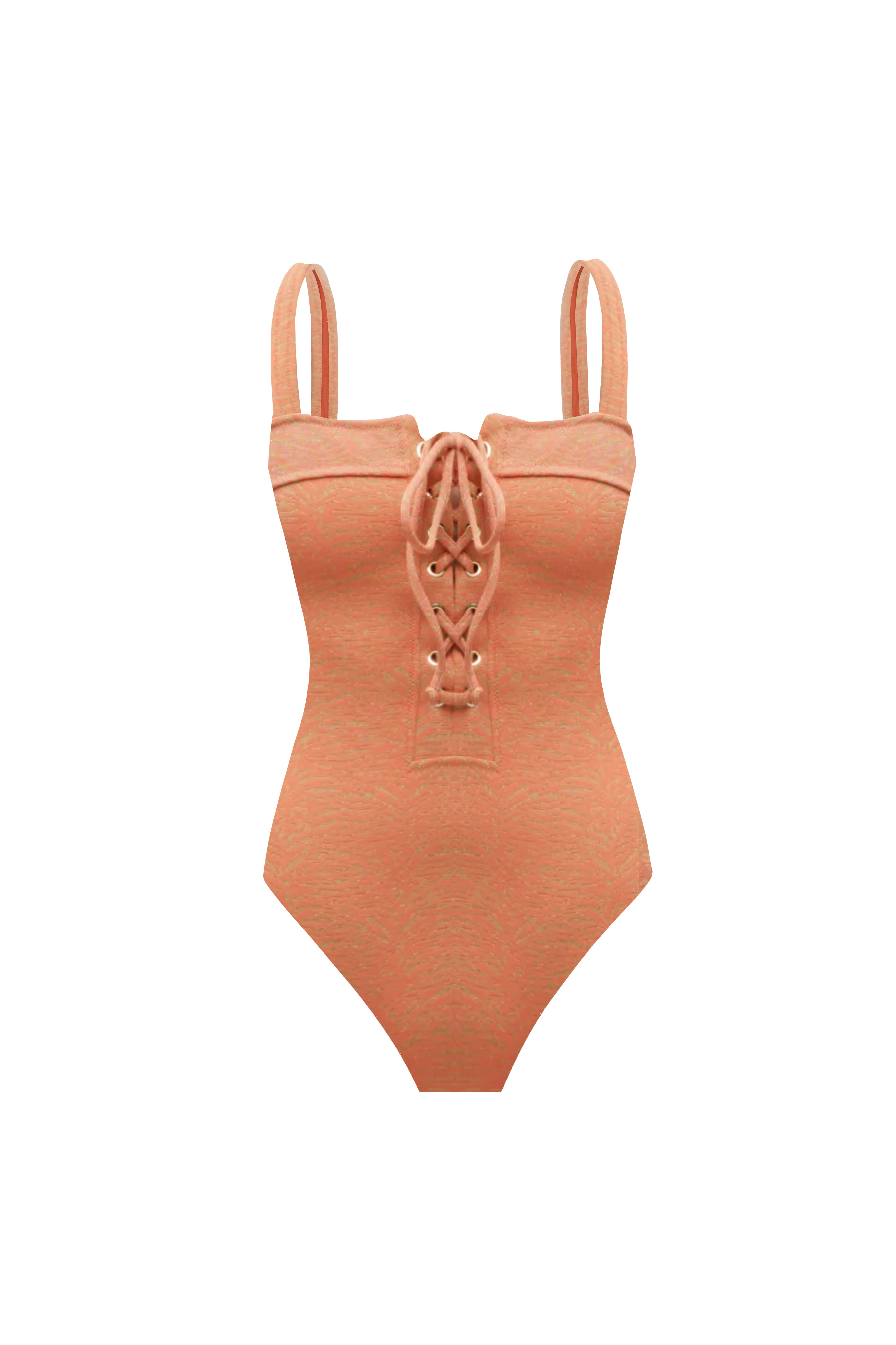 Lea Somon Shiny Textured Swimsuit