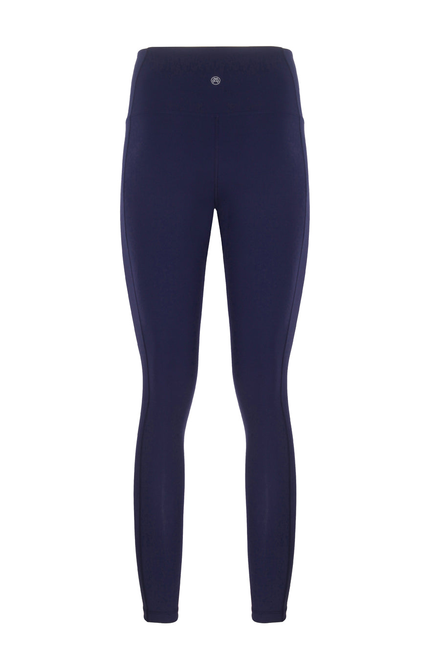 High Waist Navy Blue Matt Fitness Leggings