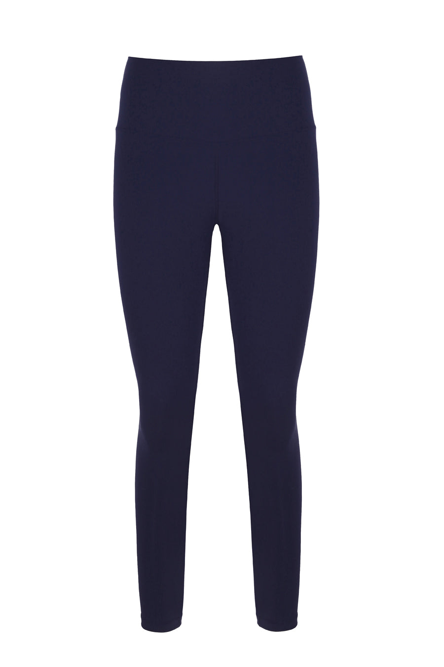 High Waist Navy Blue Matt Fitness Leggings