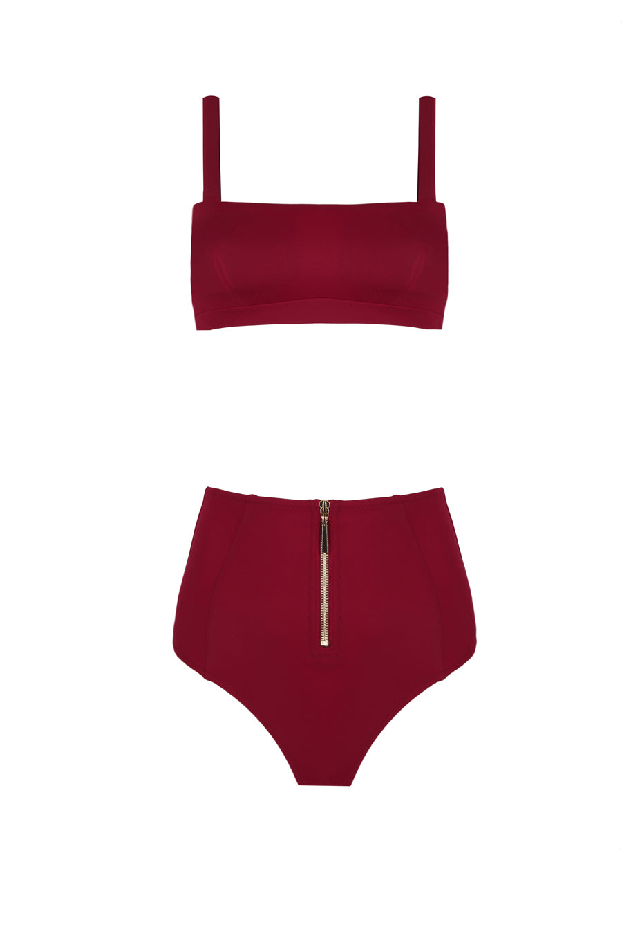 Valentine High Waist Ruby Bikini