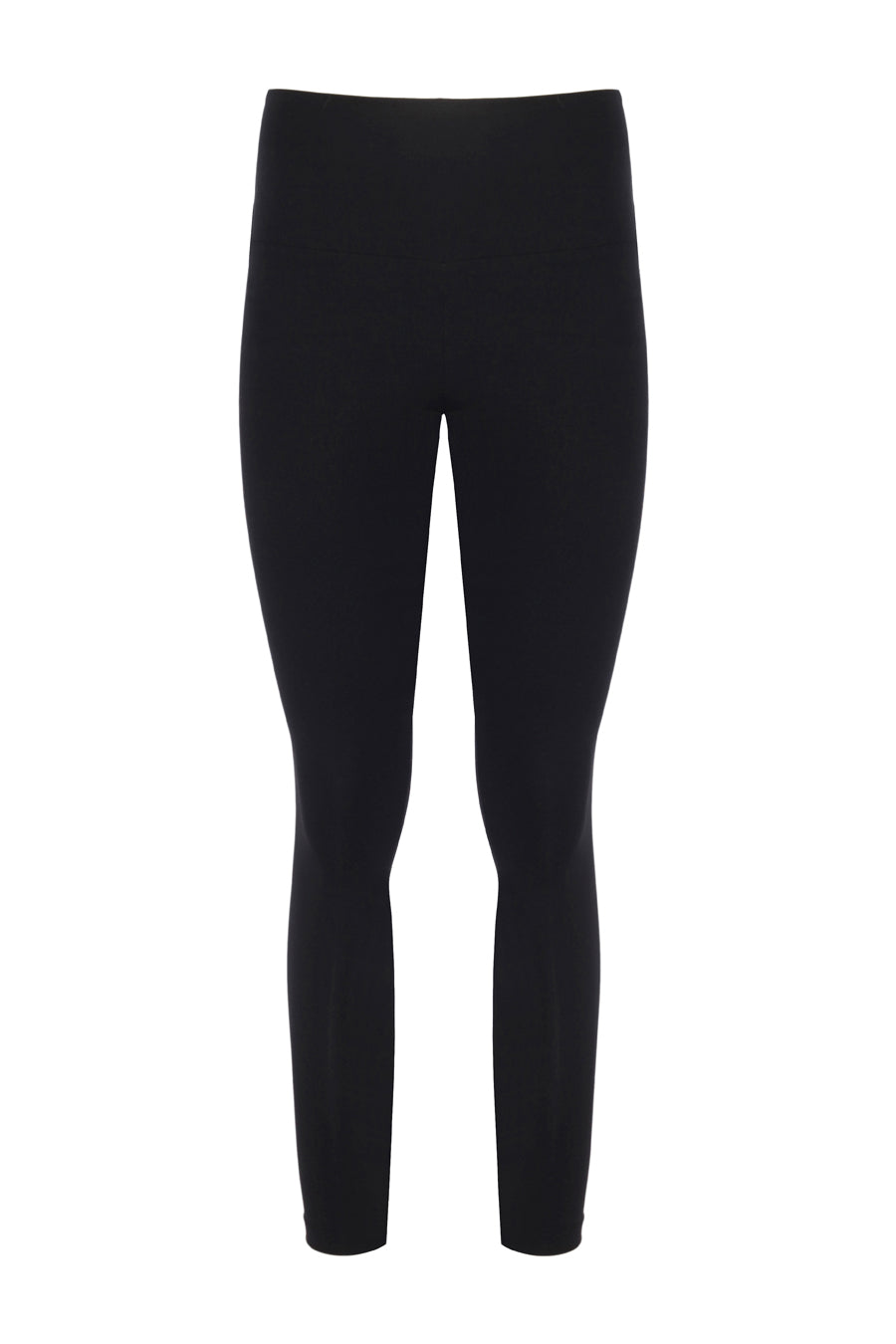 High Waist Basic Black Shaper Matt Leggings