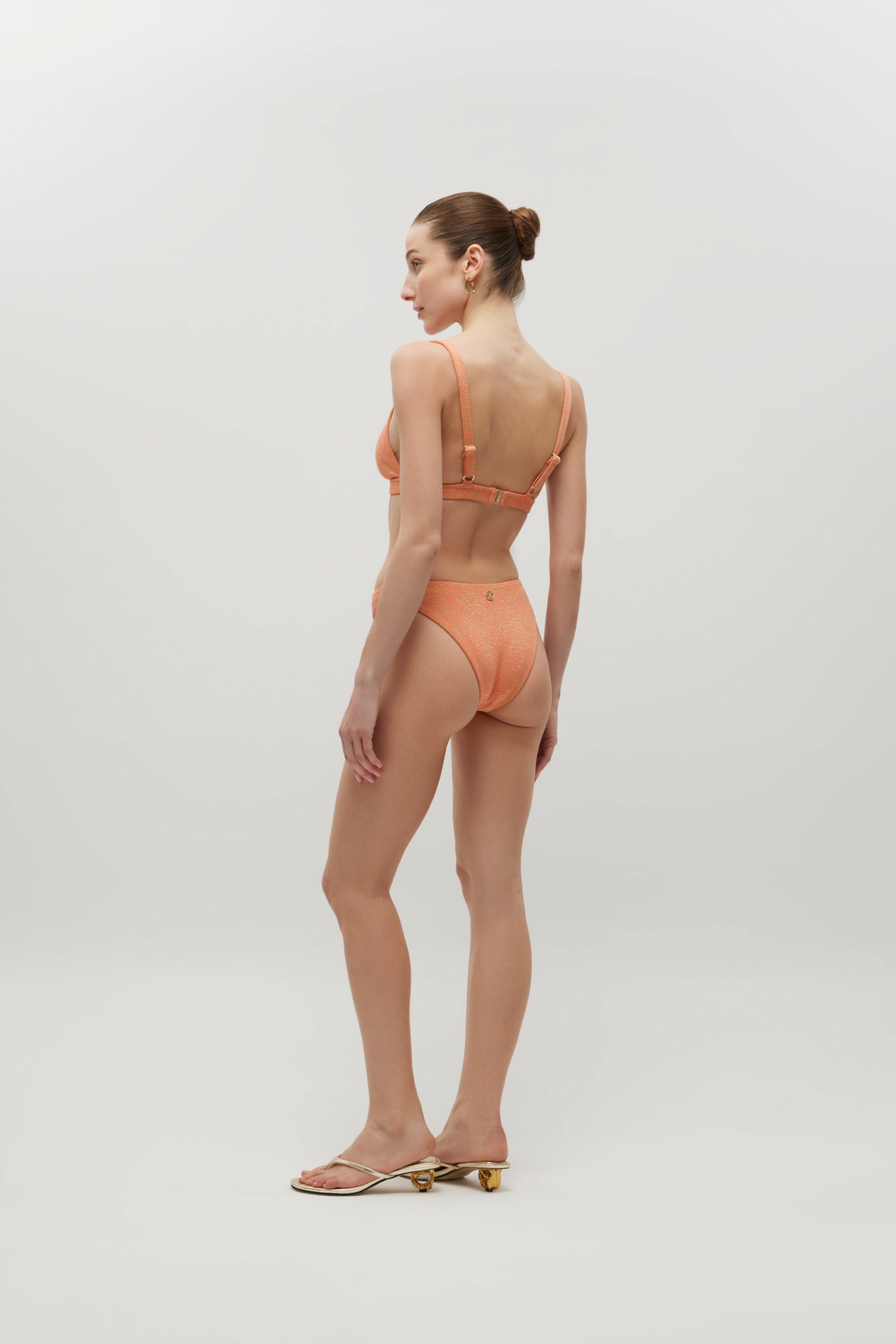 Camille Somon Shiny Textured Bikini