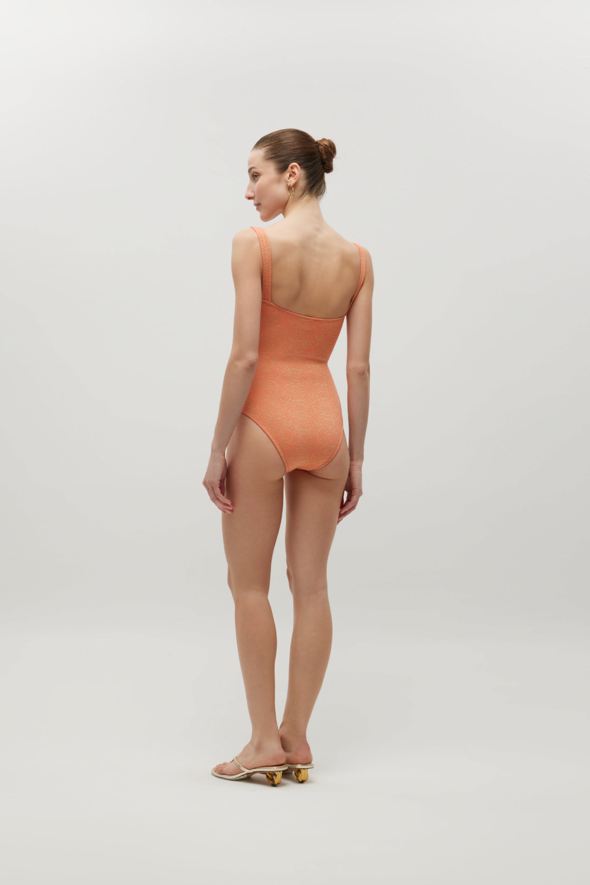 Lea Somon Shiny Textured Swimsuit