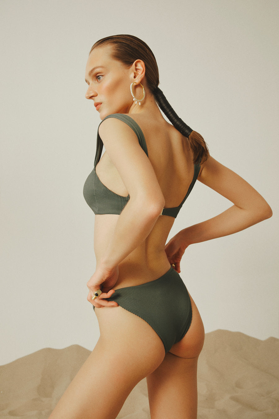 Liana Green Rib Bikini