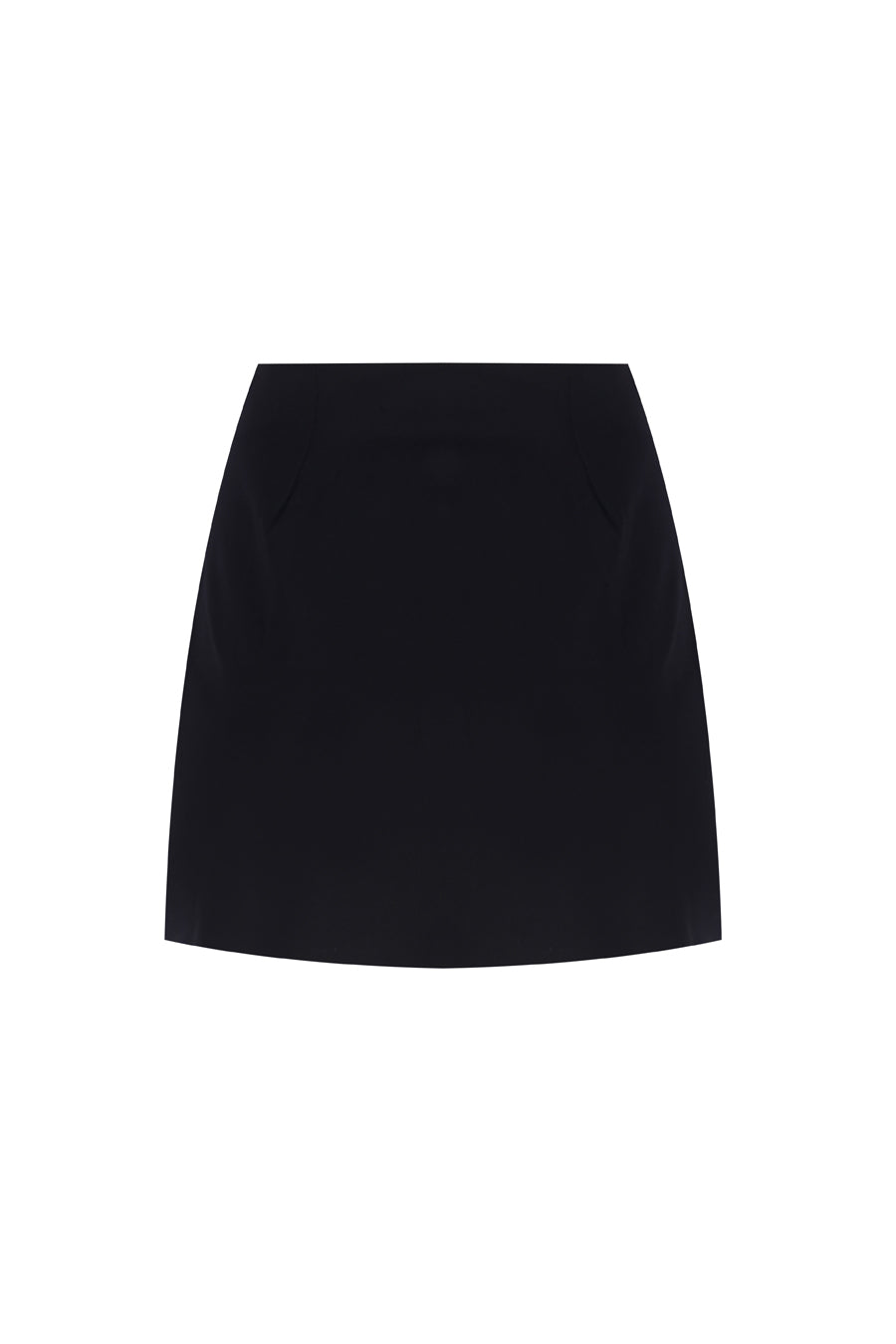 Court Mid-Rise Black Skirt