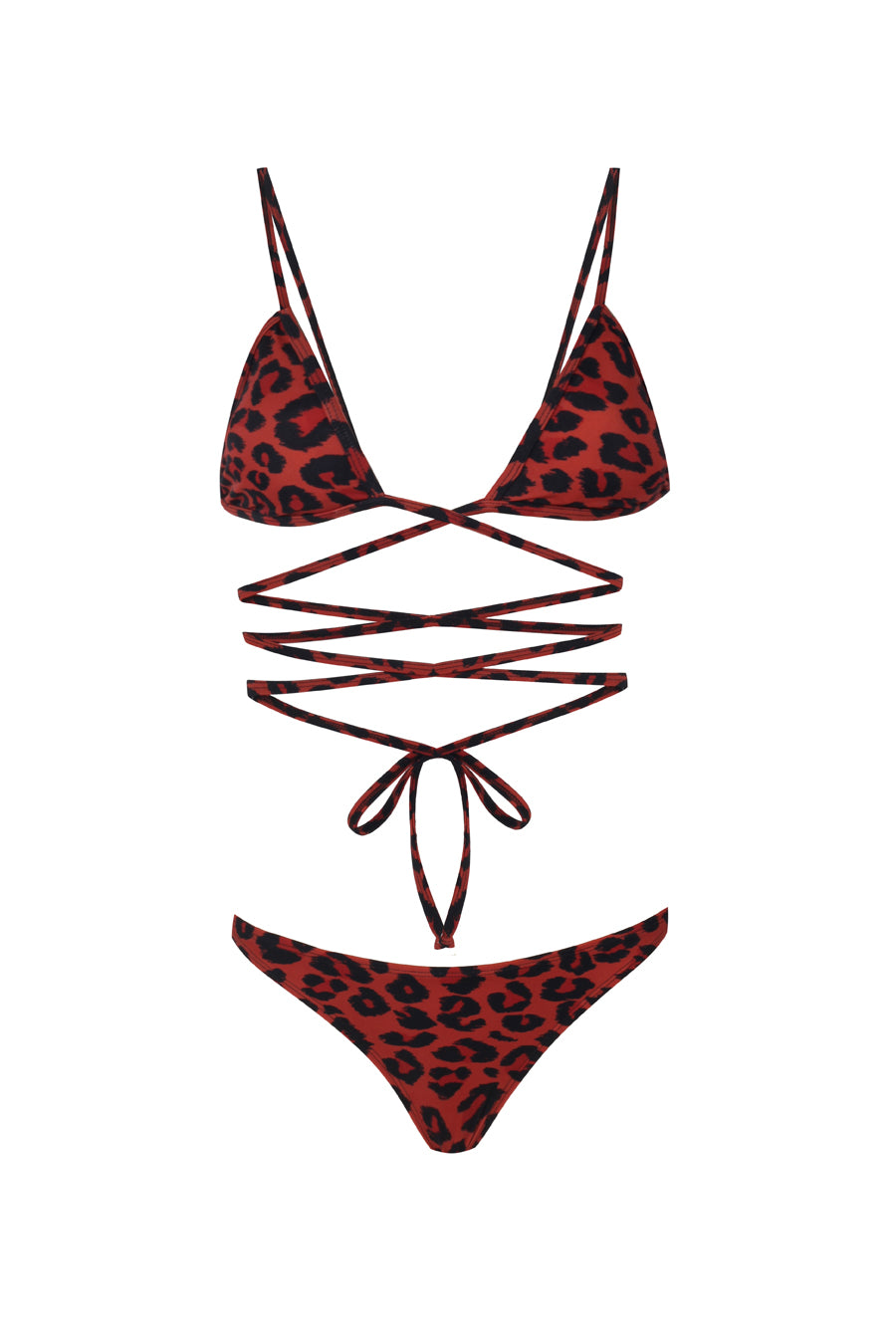 Rachela Cinnamon Leopard Bikini
