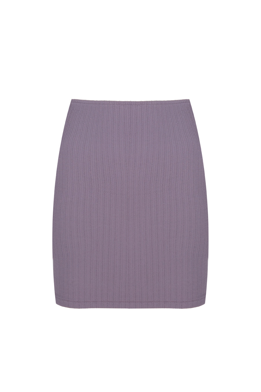 Marie Stretch Grey Textured Skirt
